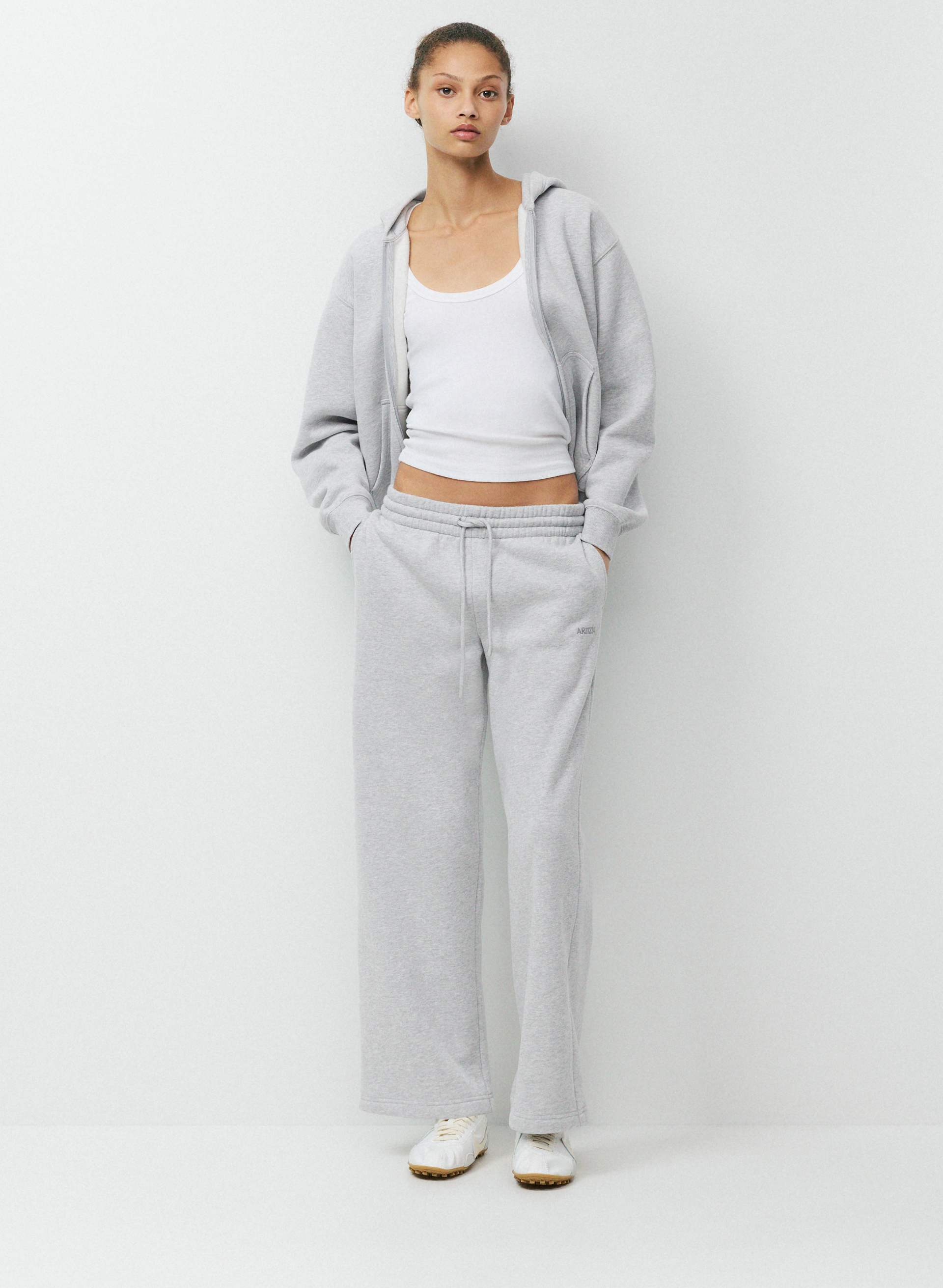 COZY SWEATFLEECE BOYFRIEND WIDE SWEATPANT | Aritzia