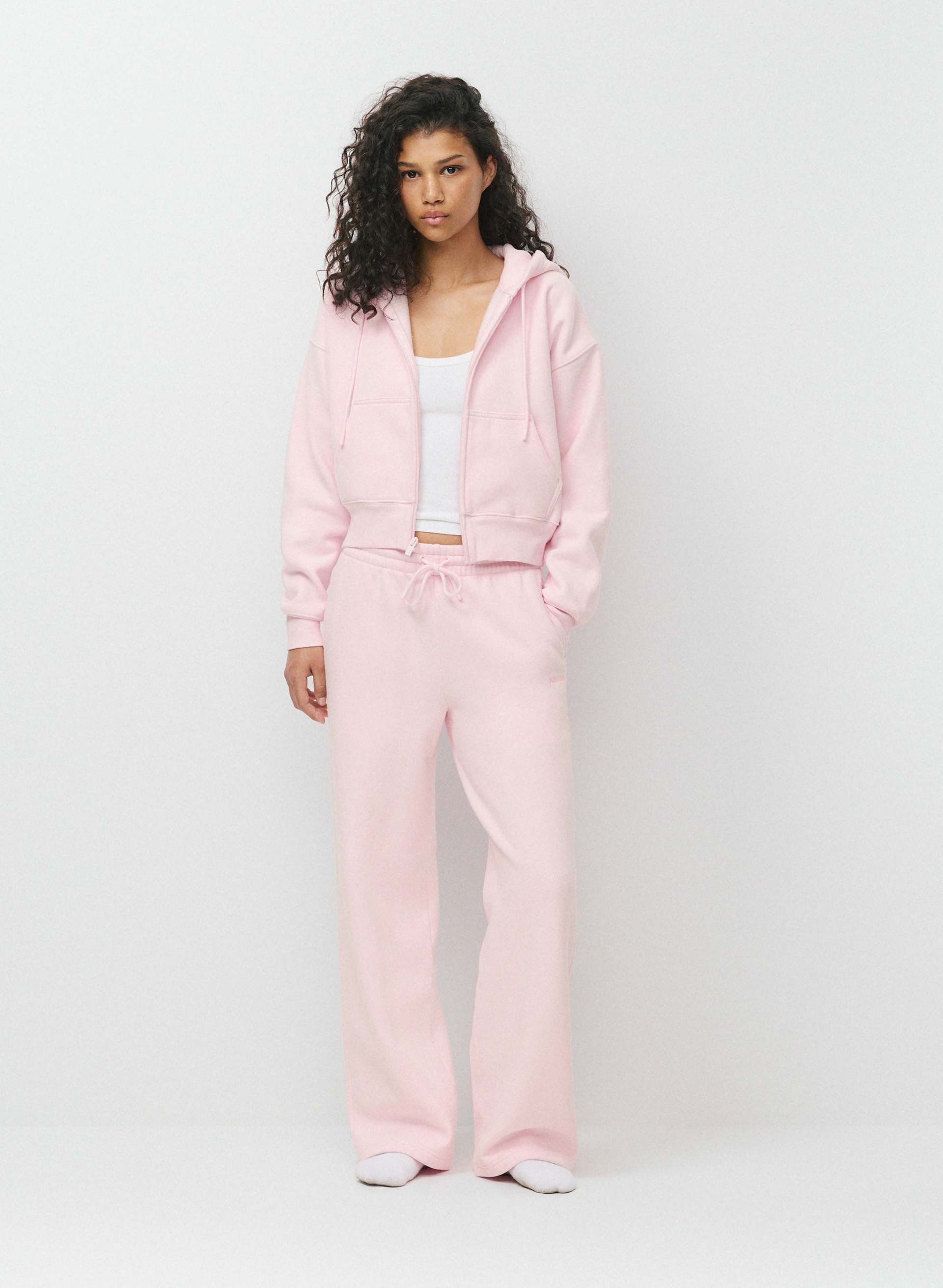 COZY SWEATFLEECE BOYFRIEND WIDE SWEATPANT - Perfected wide-leg fleece sweatpants. 