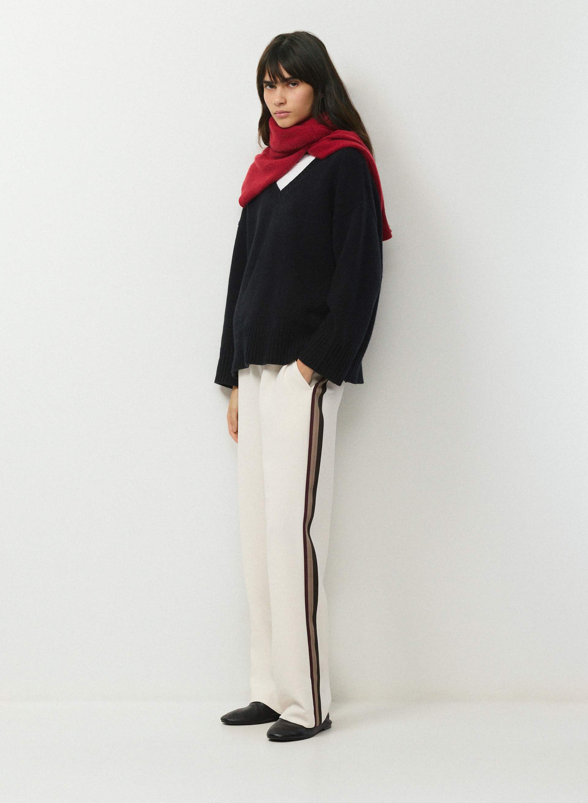 THESIS PANT - CREPETTE™ - Relaxed mid-rise, wide-leg Japanese crepe pants. 