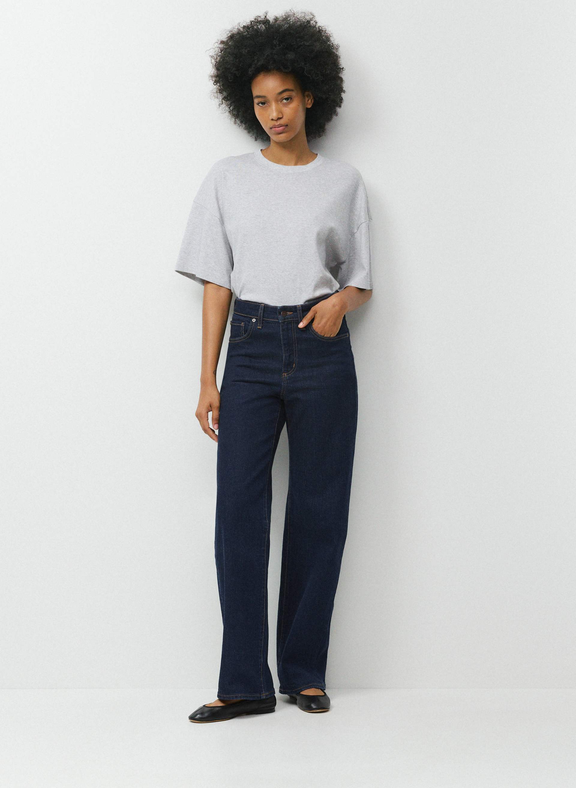 REMY HI-RISE WIDE JEAN | Aritzia