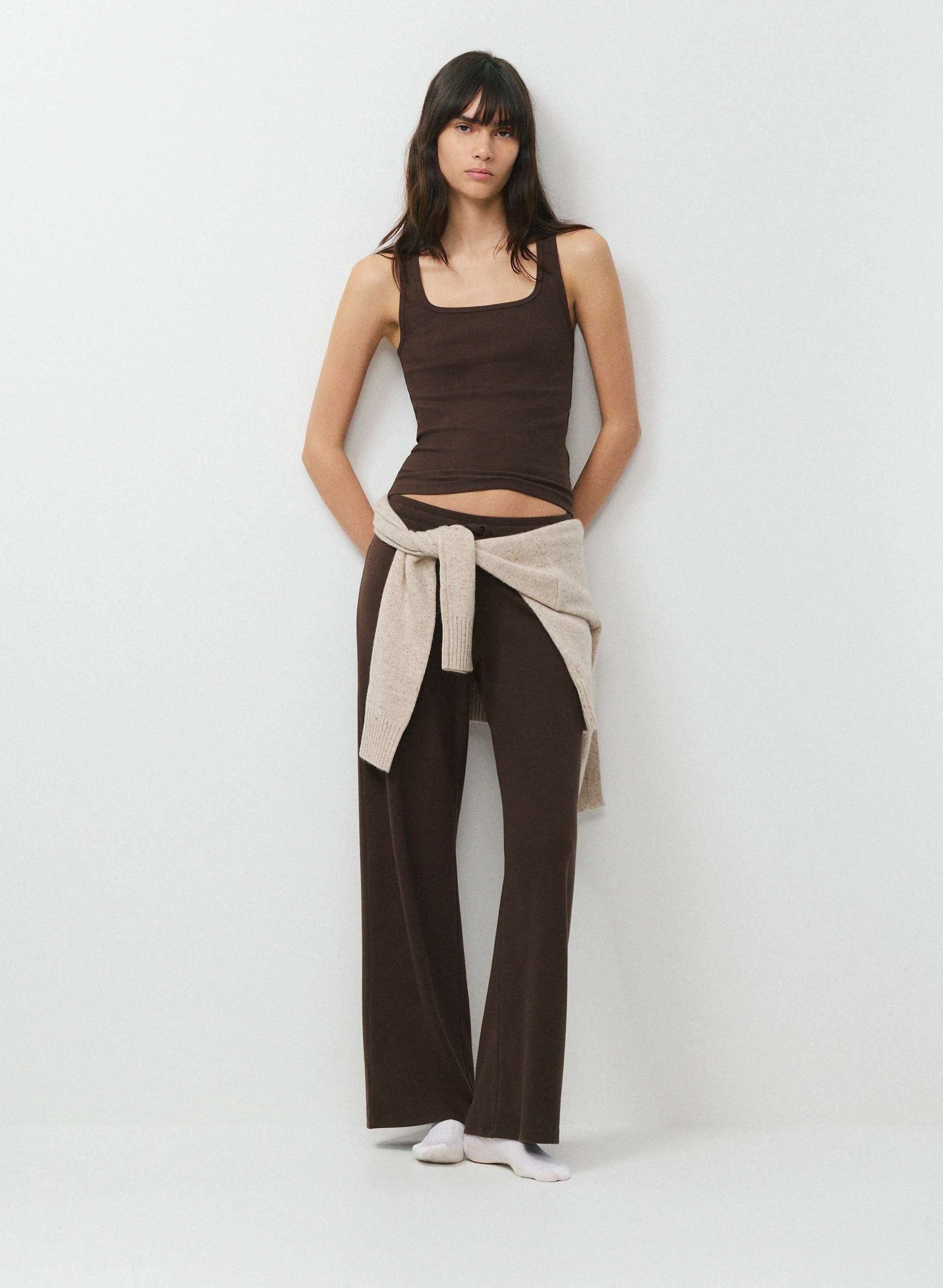 HOMESTRETCH™ RIB KICKBACK PANT | Aritzia