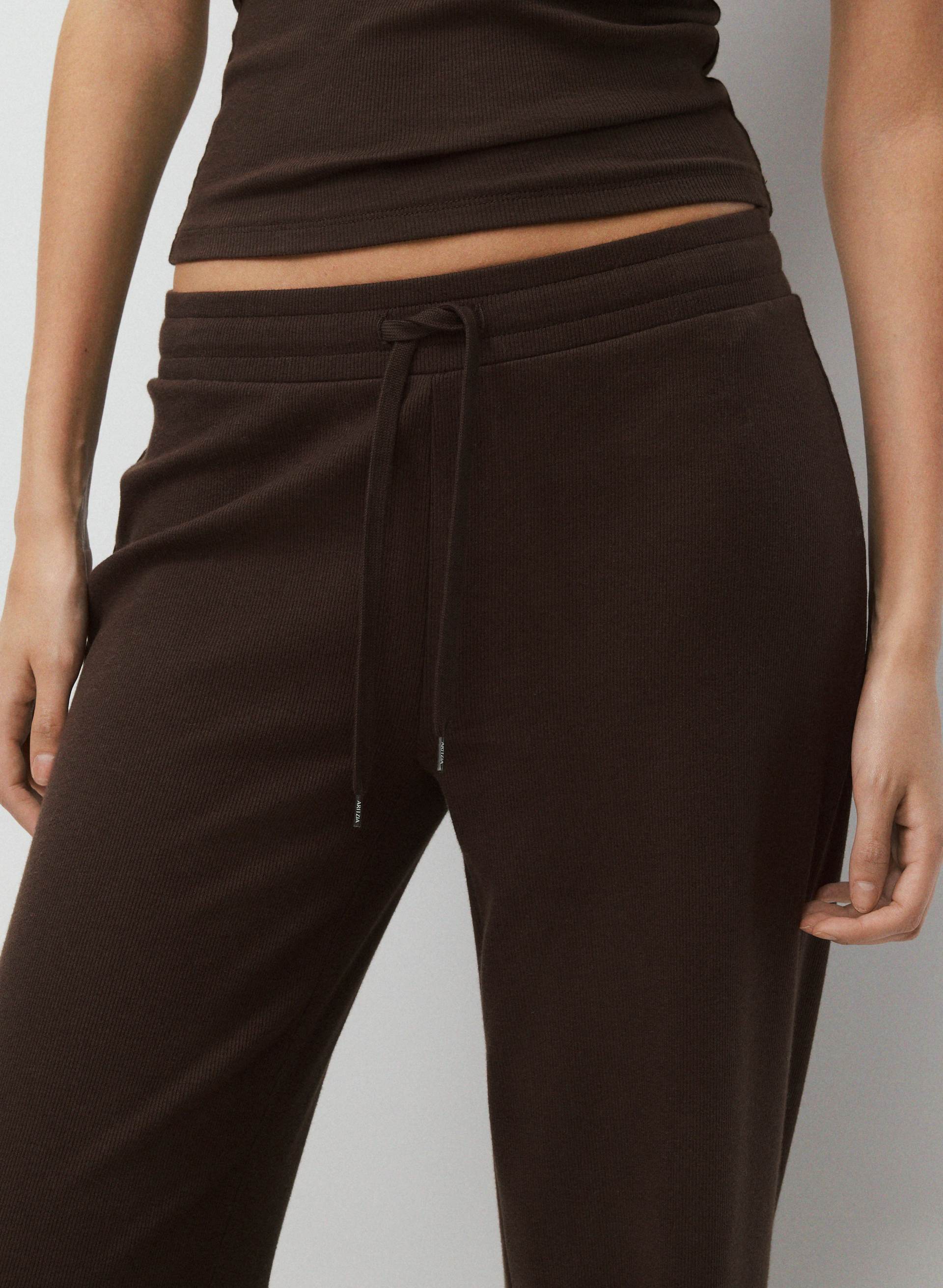 HOMESTRETCH™ RIB KICKBACK PANT | Aritzia