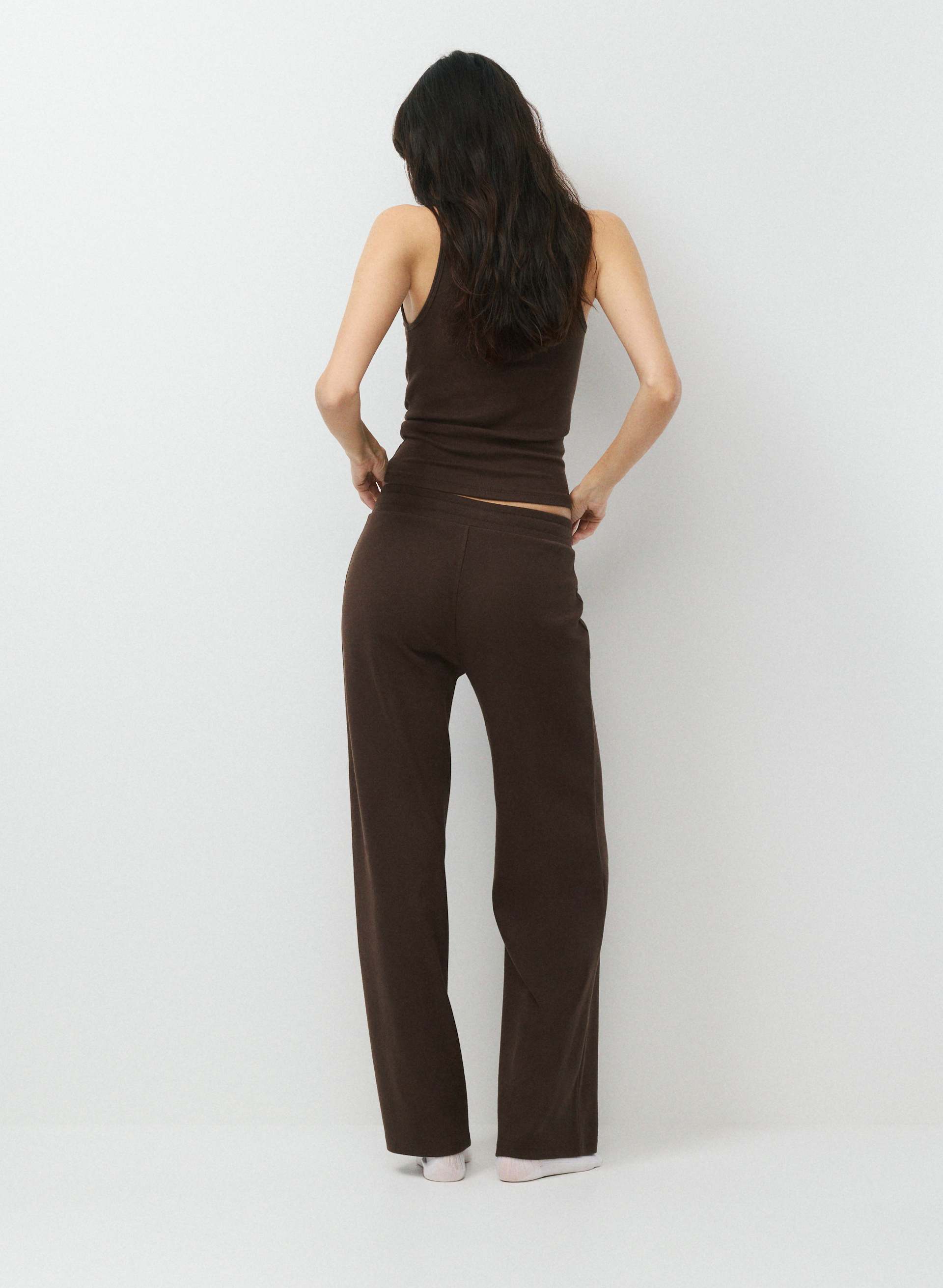 HOMESTRETCH™ RIB KICKBACK PANT | Aritzia