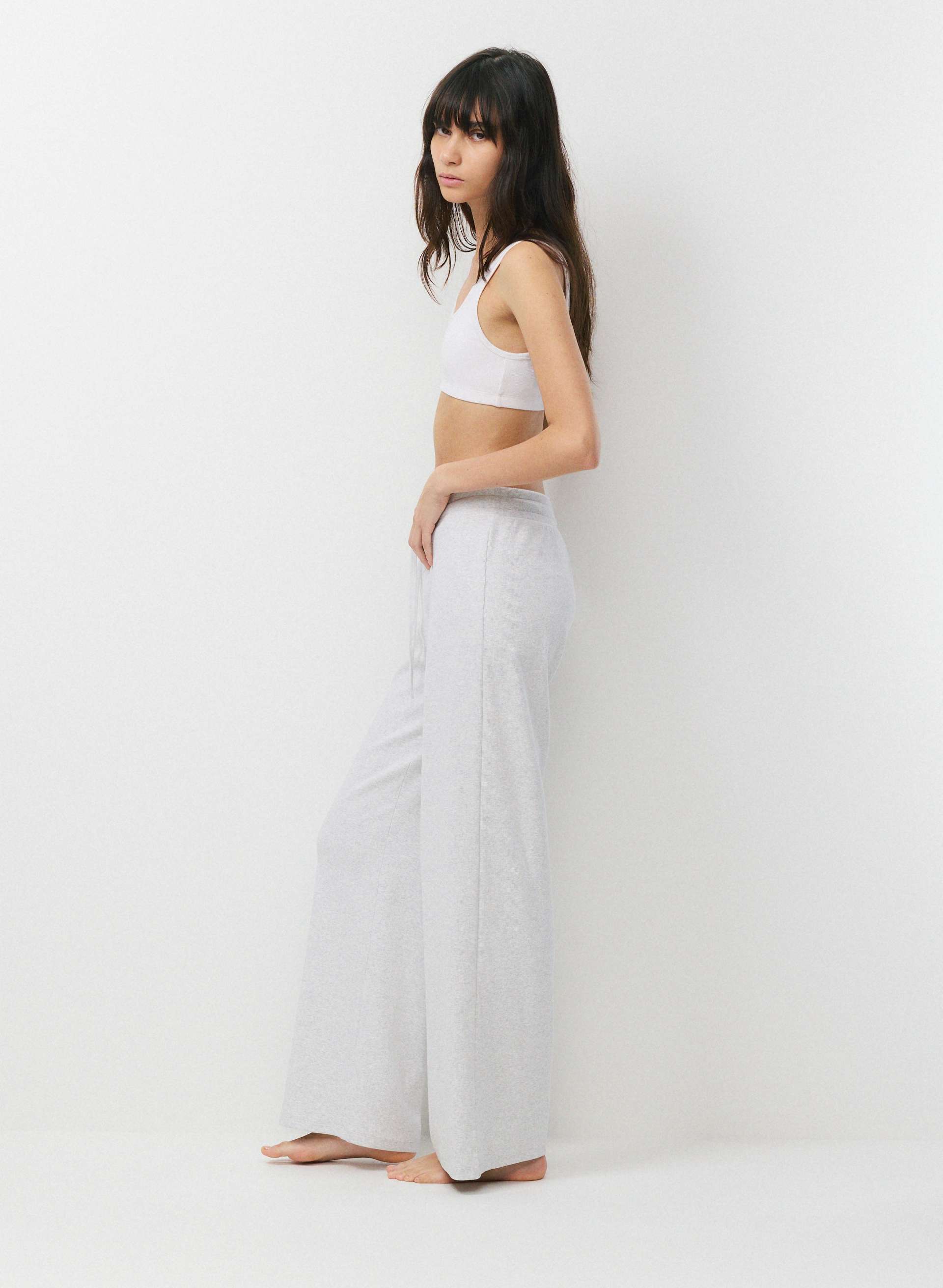 HOMESTRETCH™ RIB KICKBACK PANT | Aritzia