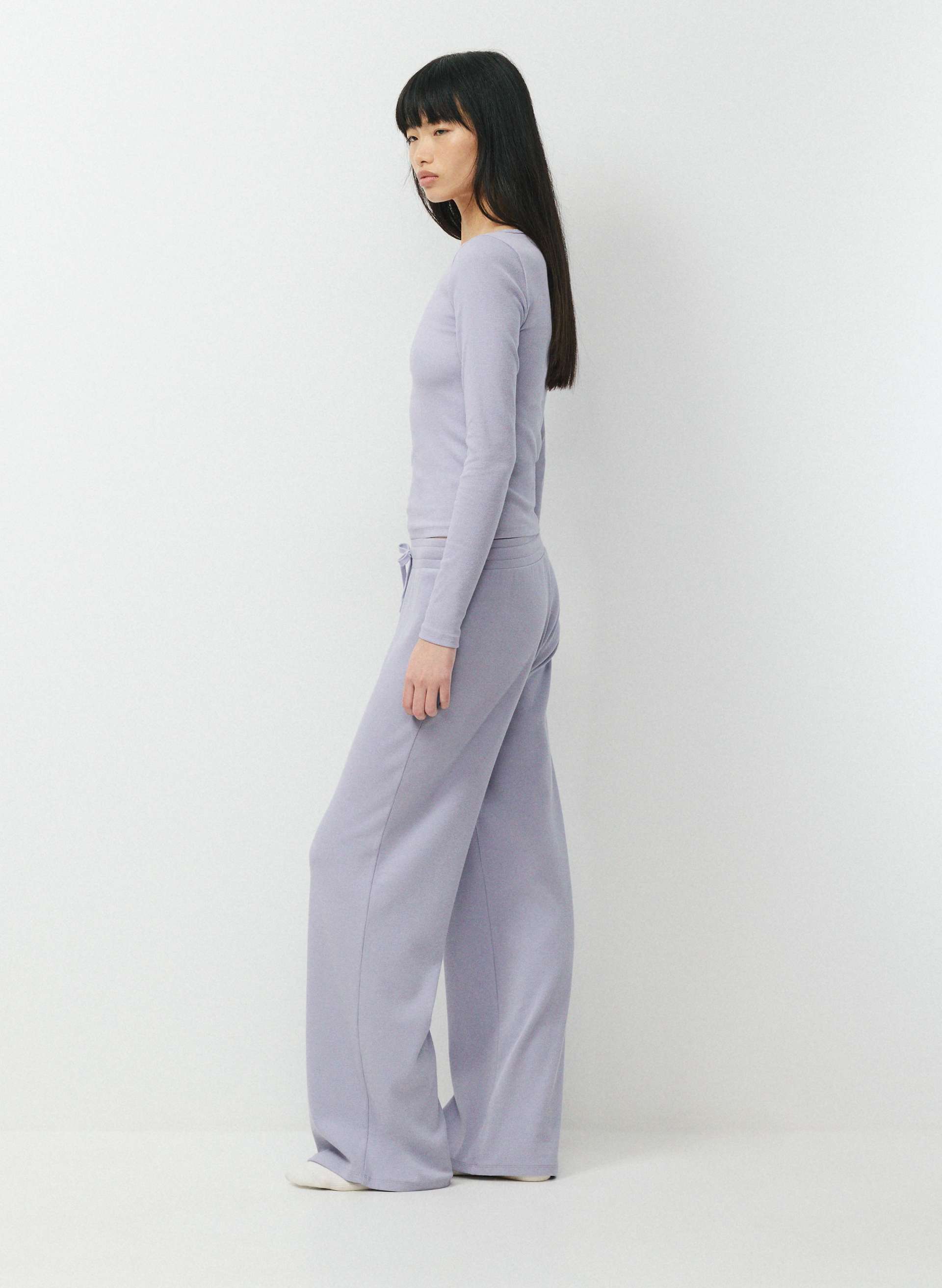 HOMESTRETCH™ RIB KICKBACK PANT | Aritzia