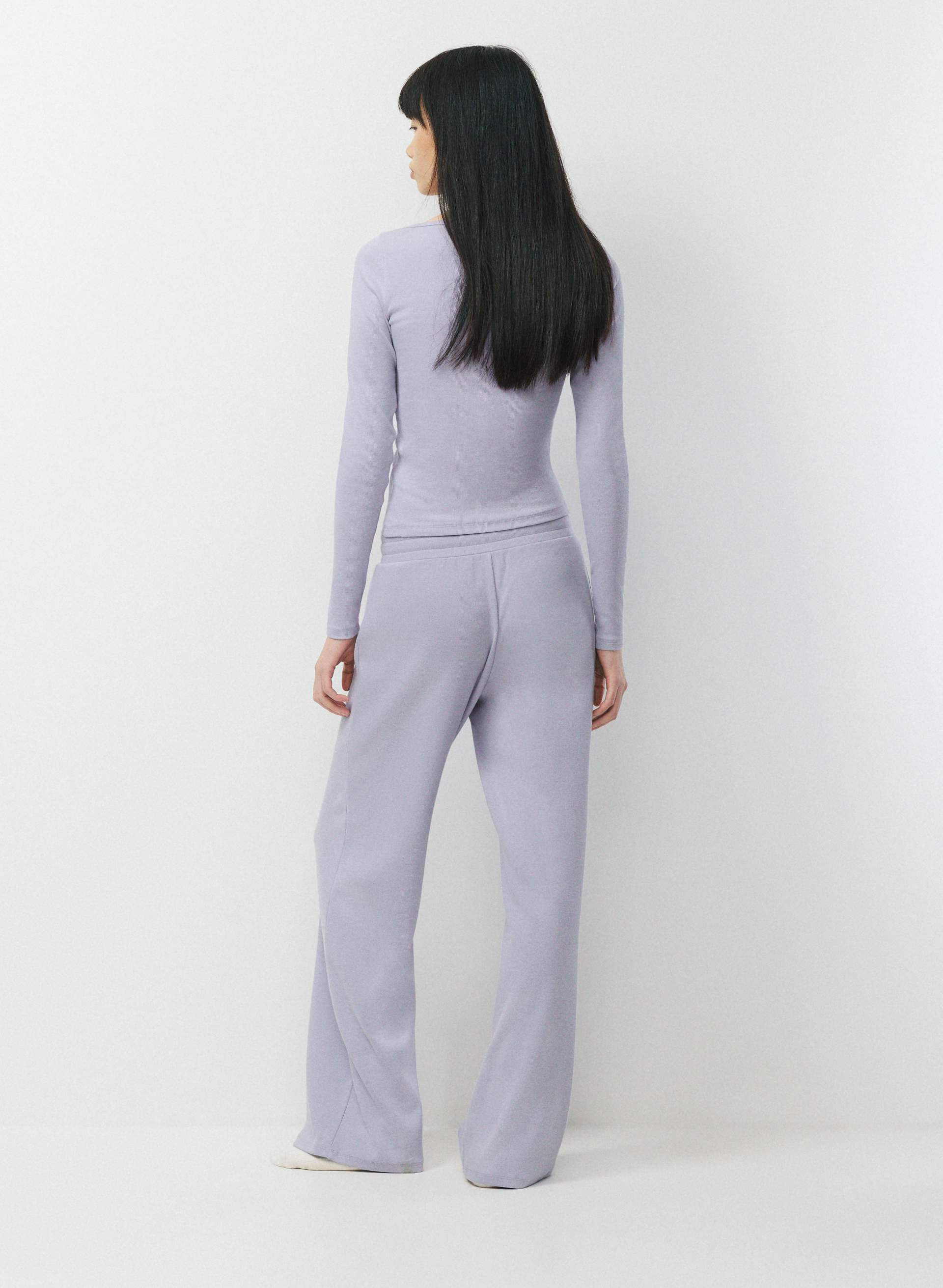 HOMESTRETCH™ RIB KICKBACK PANT | Aritzia