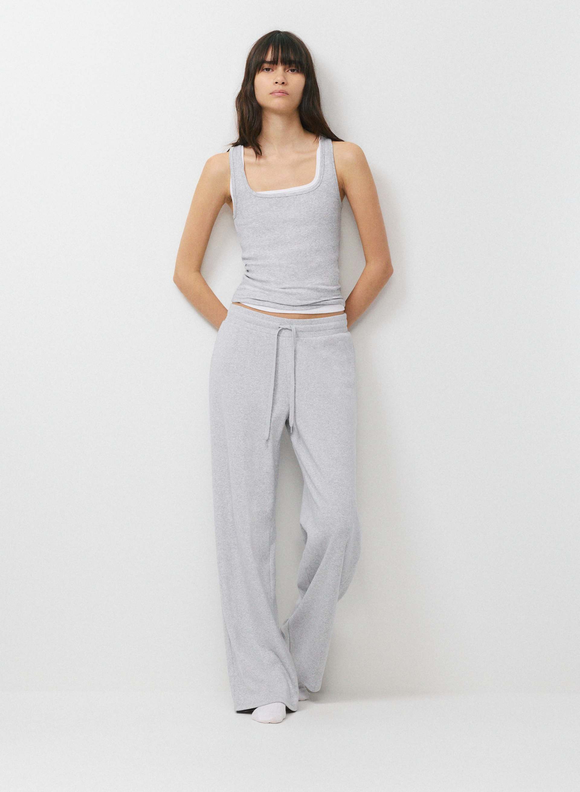 HomeStretch™ Rib Kickback Pant | Aritzia US