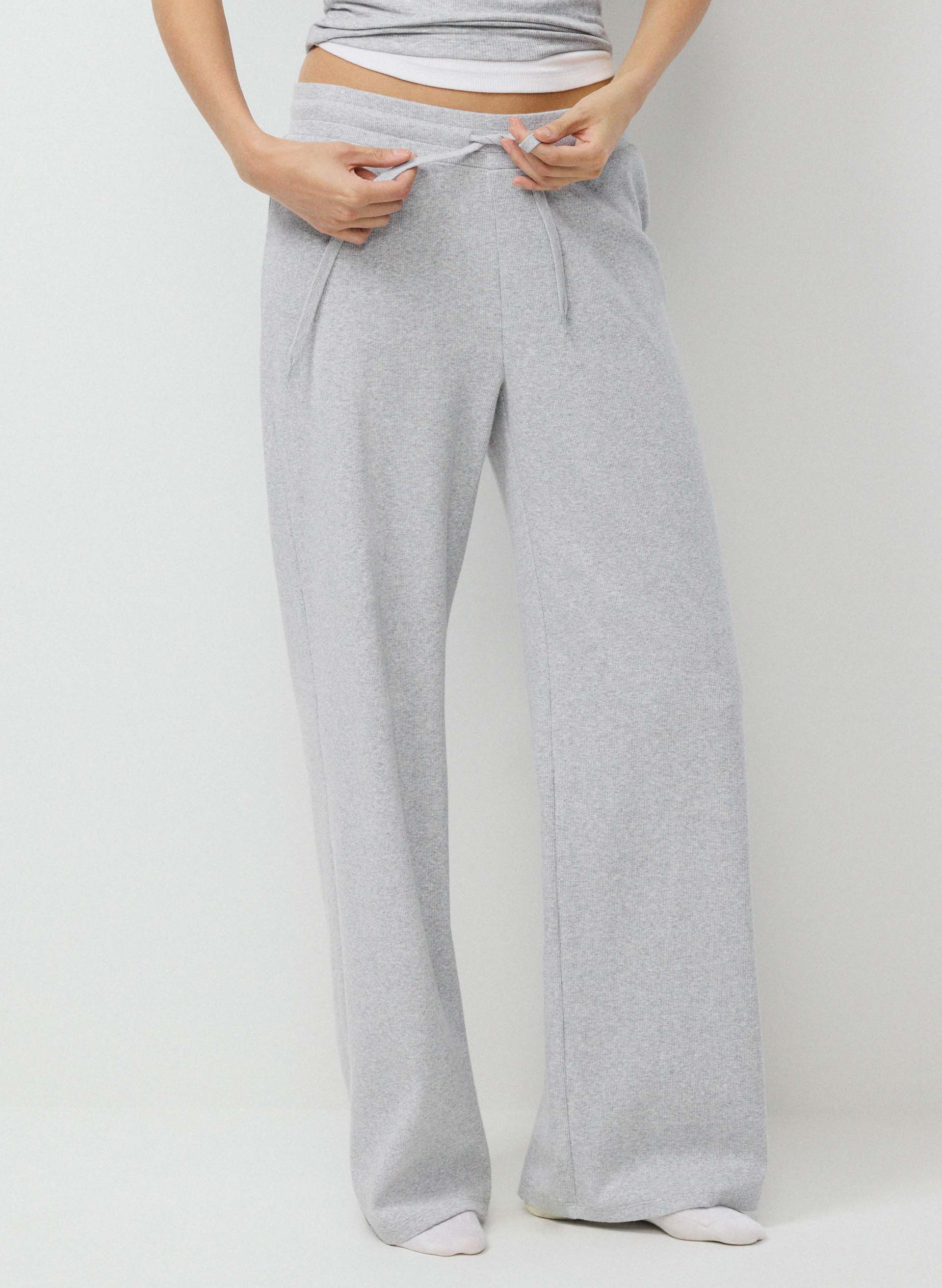 HomeStretch™ Rib Kickback Pant | Aritzia US