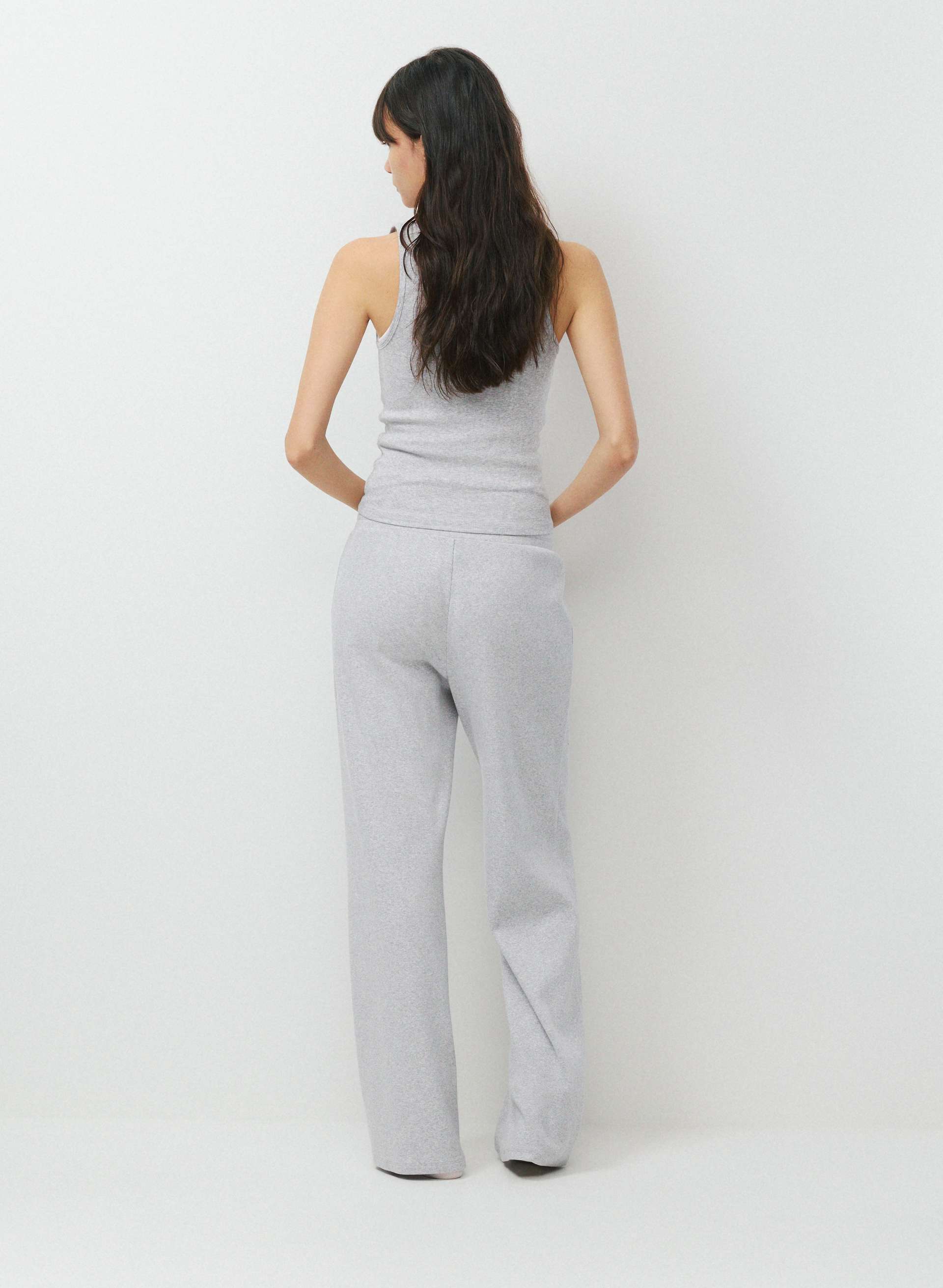 HomeStretch™ Rib Kickback Pant | Aritzia CA