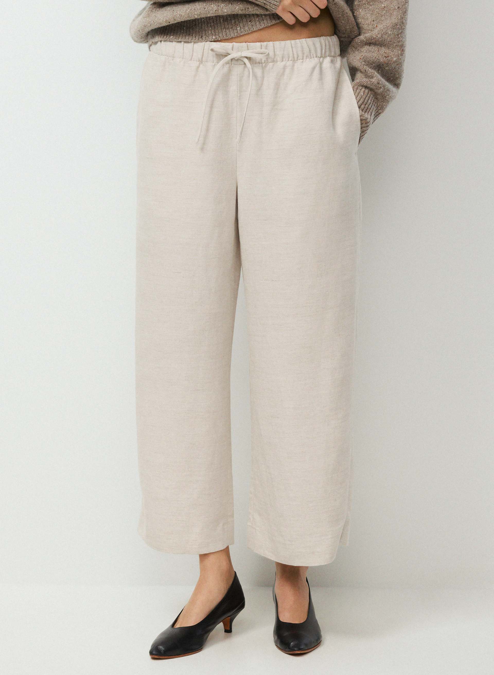 The Lodge Pant™ Cropped - CruiseLinen™ | Aritzia US