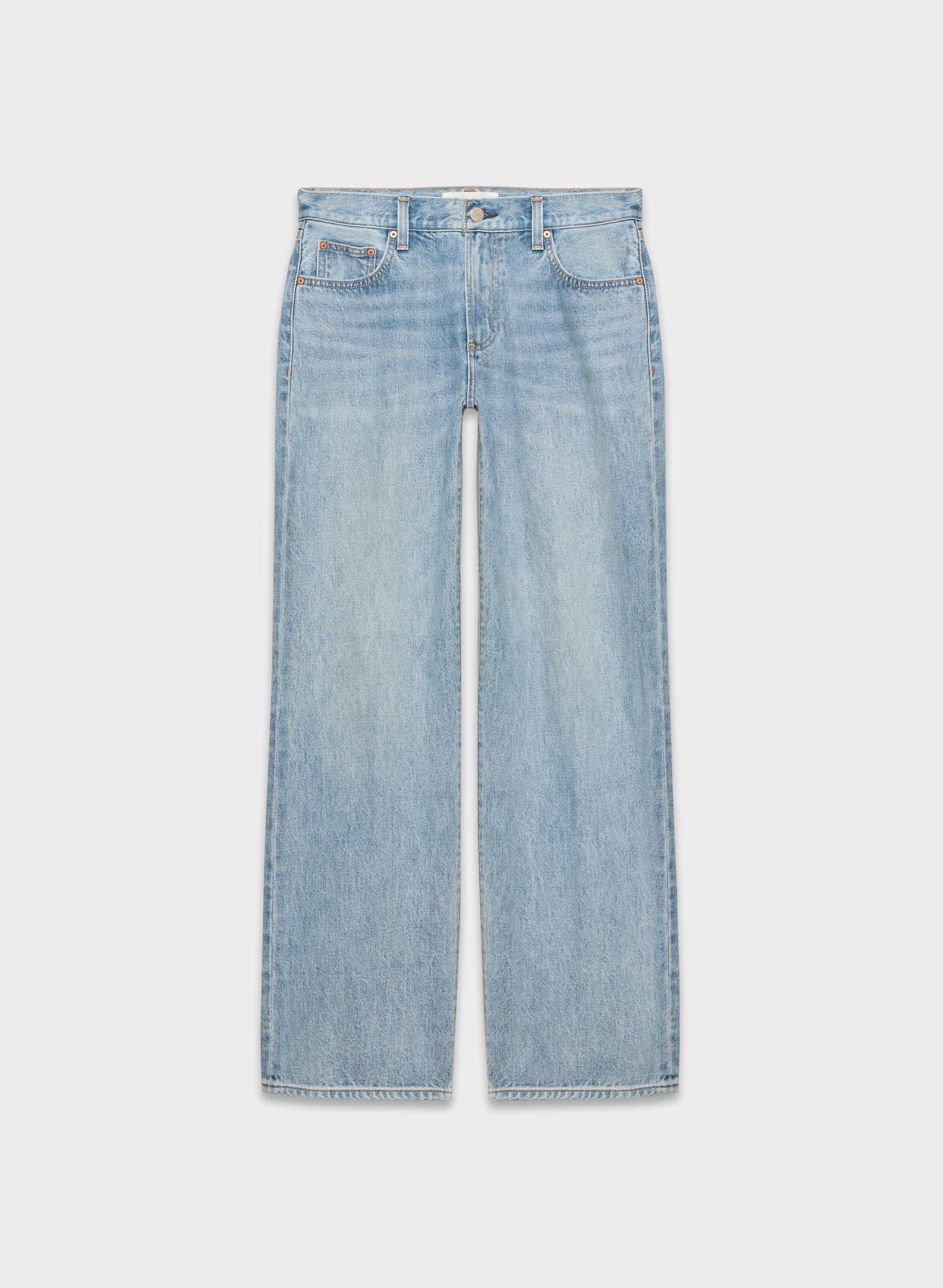 THE FARRAH LO-RISE WIDE JEAN | Aritzia