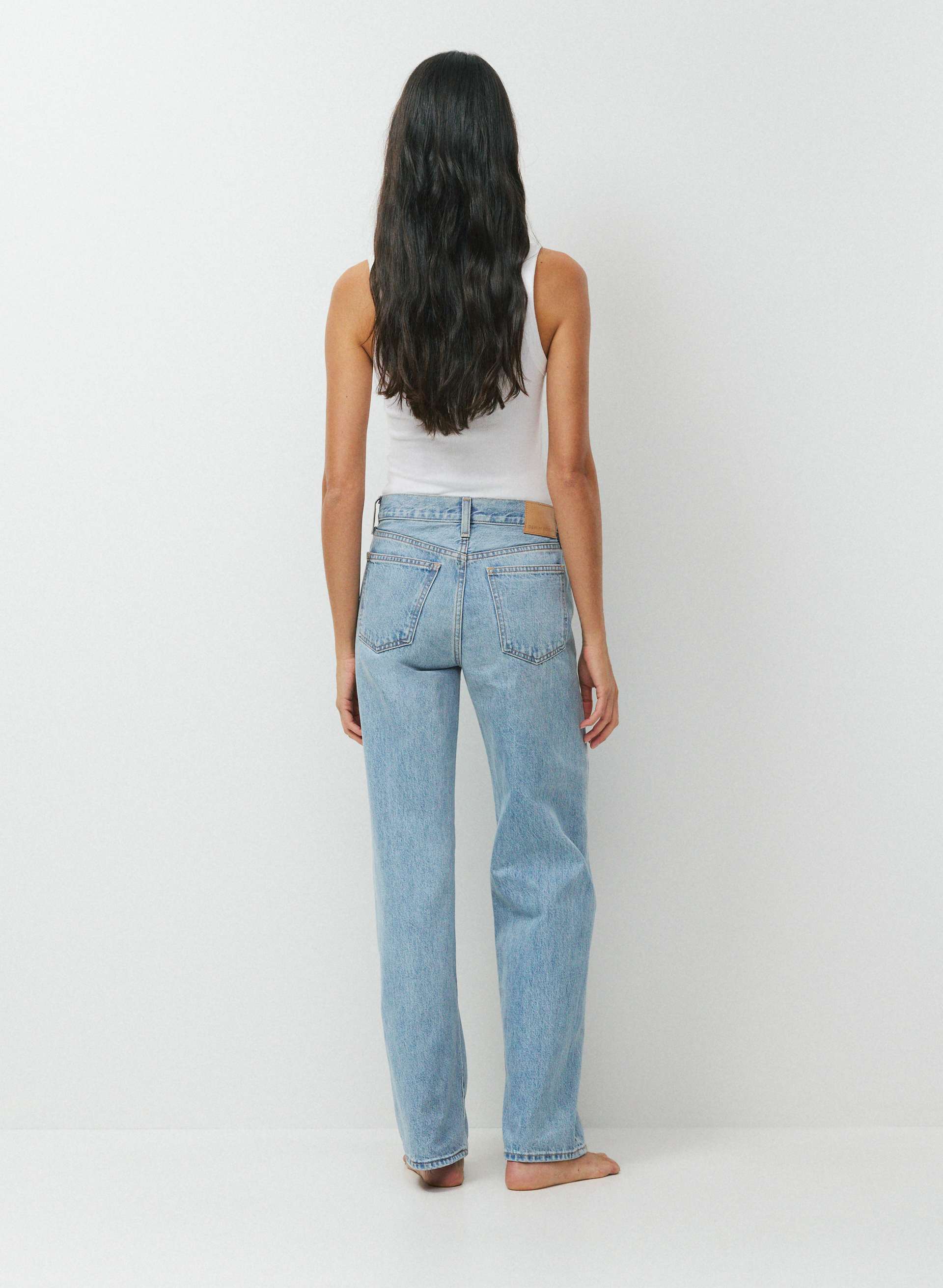 THE FARRAH LO-RISE WIDE JEAN | Aritzia
