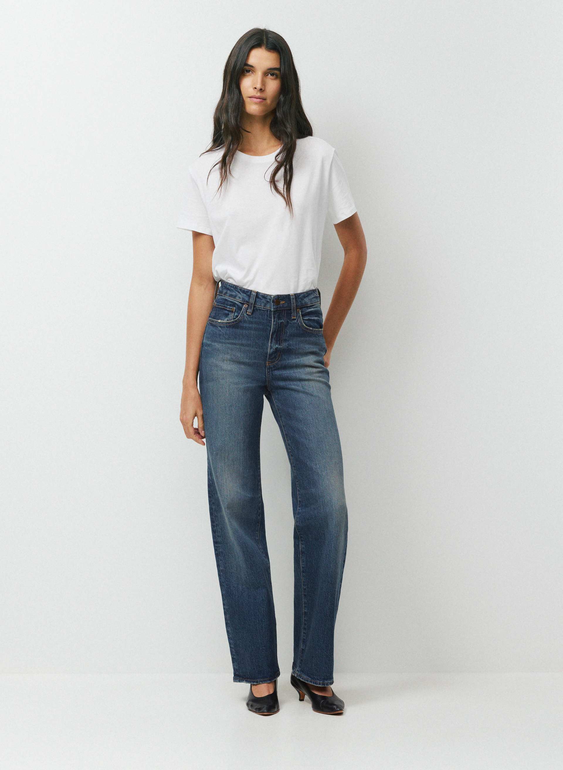 REMY HI-RISE WIDE JEAN | Aritzia