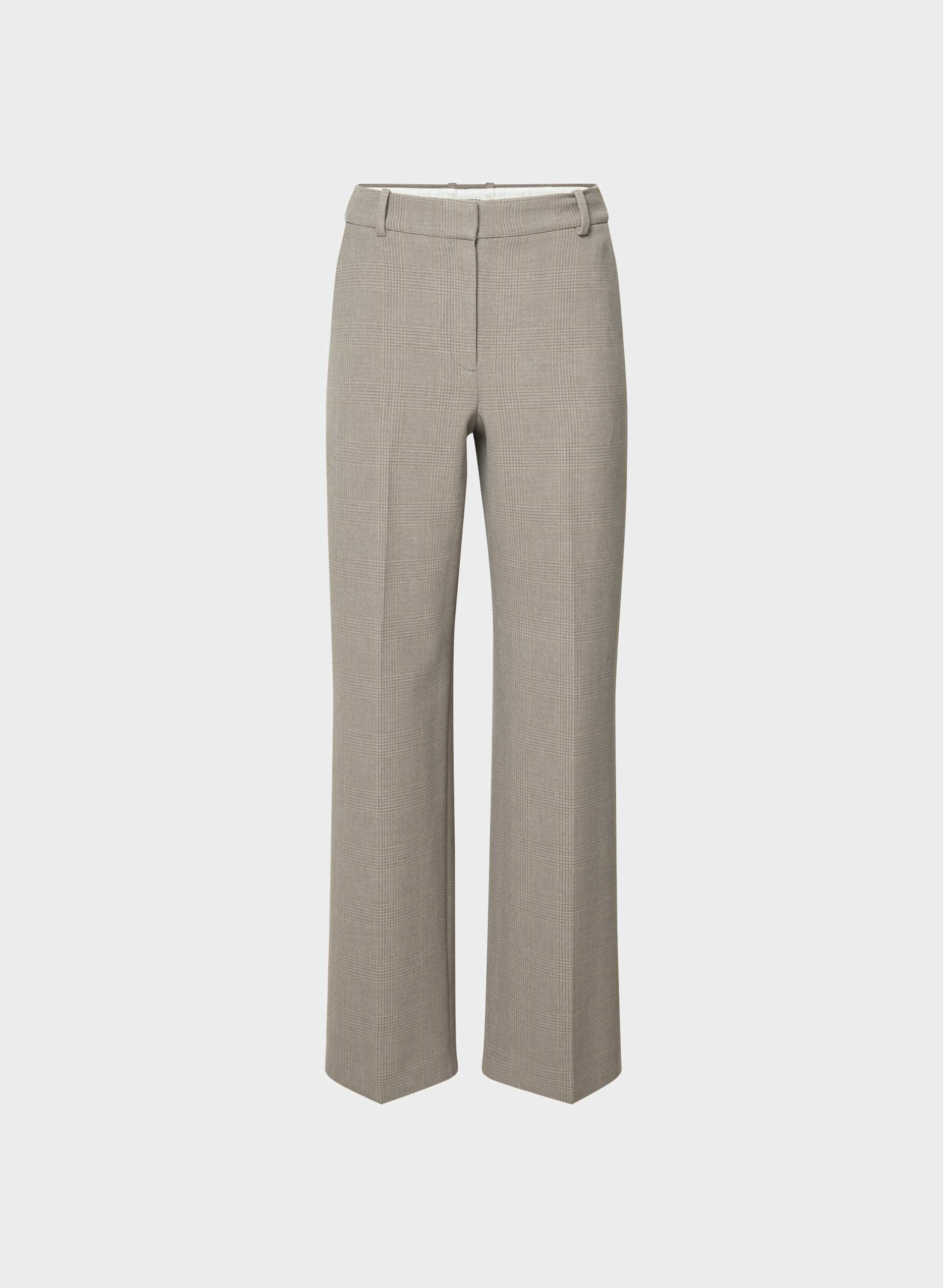 AGENCY PANT - EVERSENTIAL™ - Softly structured high-rise, wide-leg trousers with elastic back waist. 