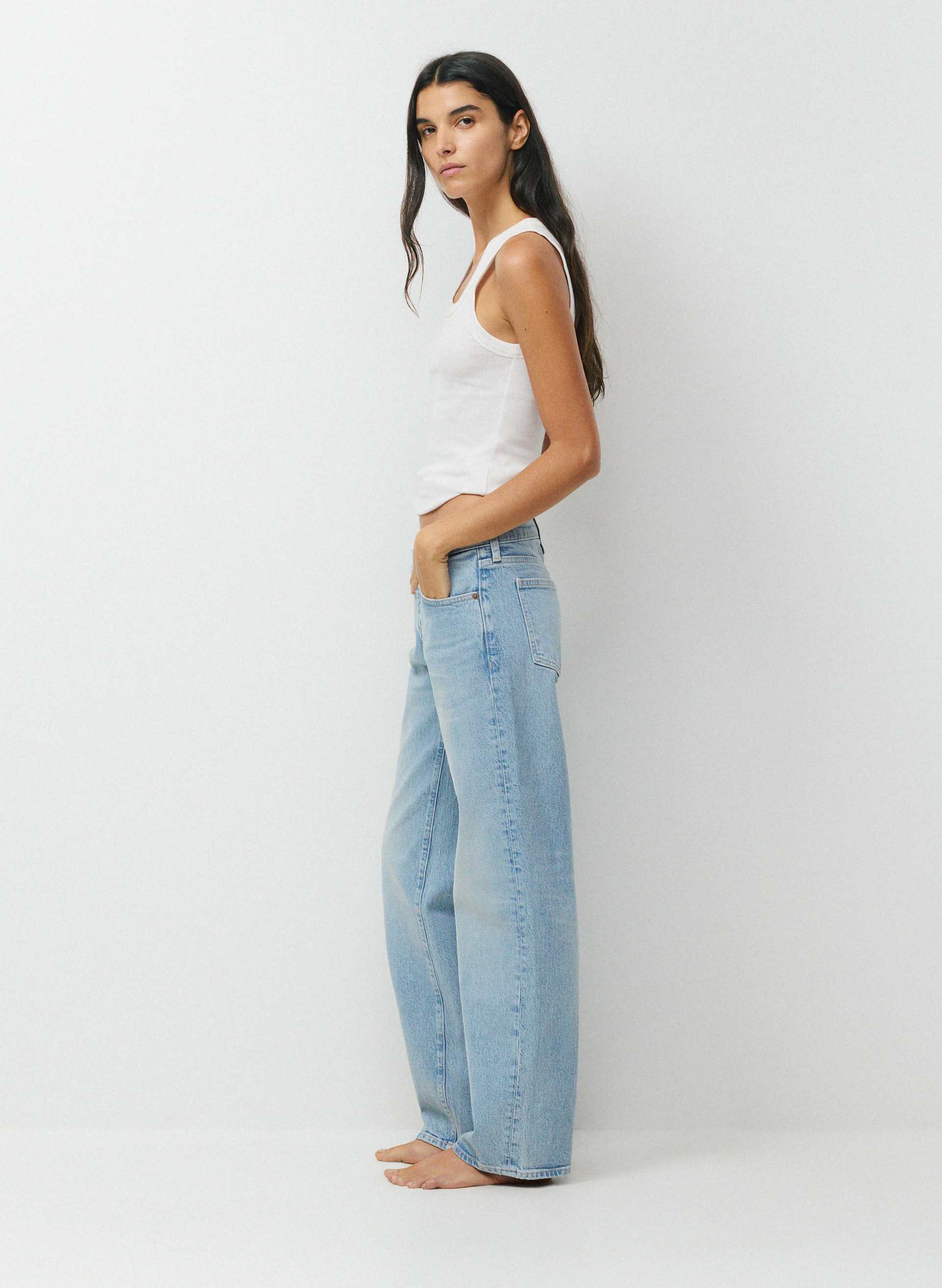 SALMA SUPER LO-RISE STRAIGHT JEAN | Aritzia