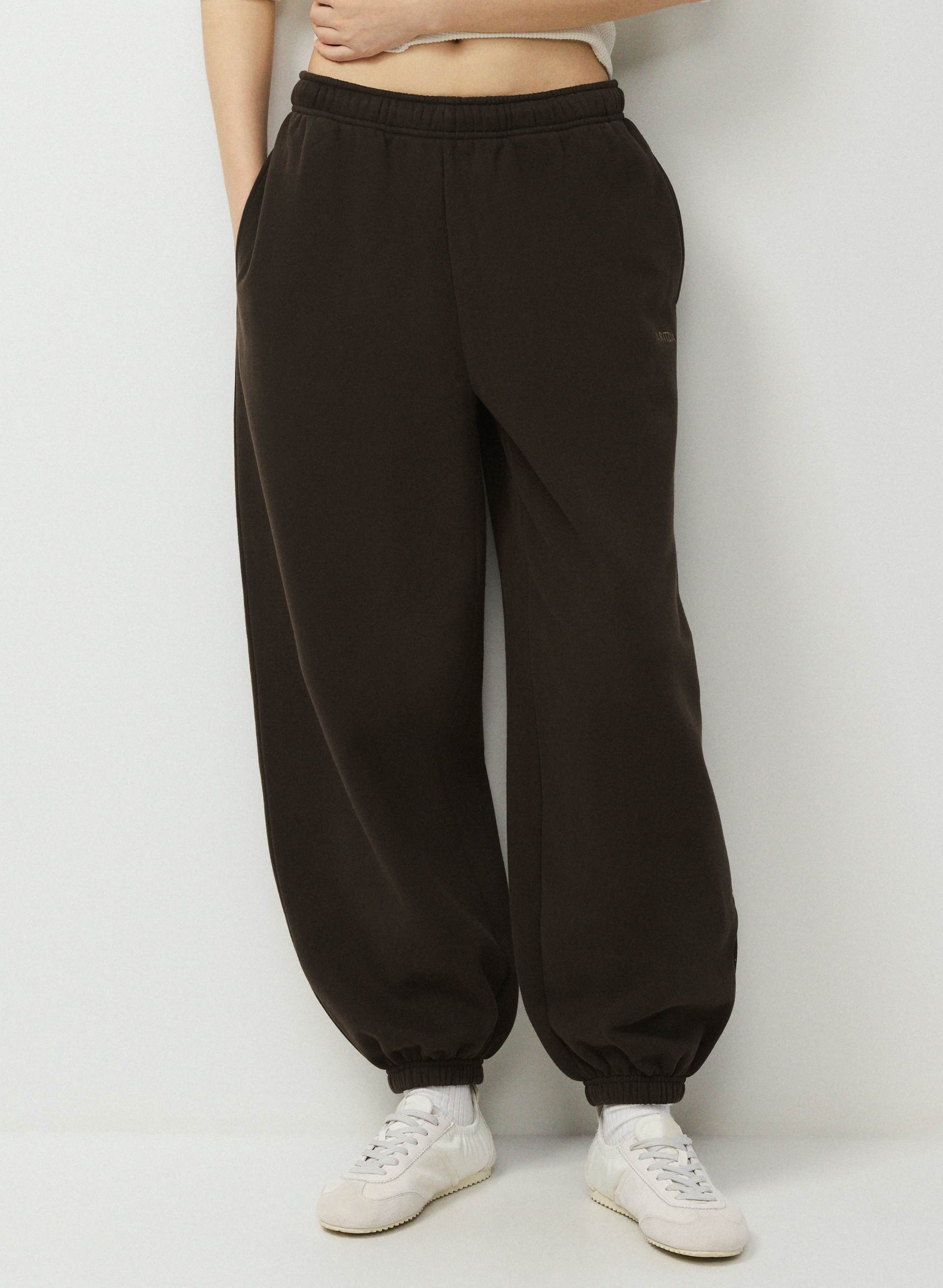 COZY SWEATFLEECE MEGA BAGGY BALLOON JOGGER - Oversized fleece balloon-leg sweatpants. 