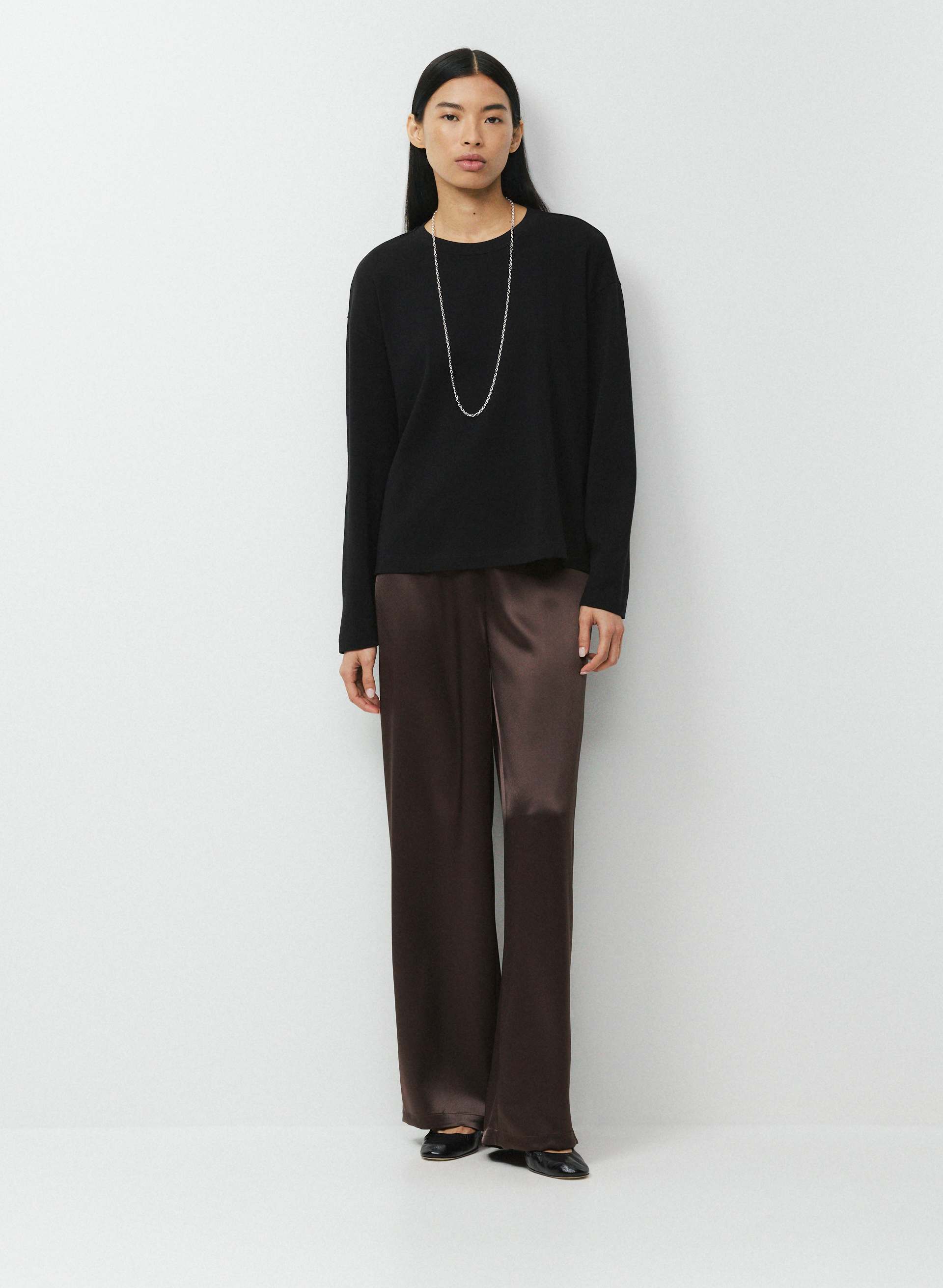 ARCHER SATIN PANT | Aritzia
