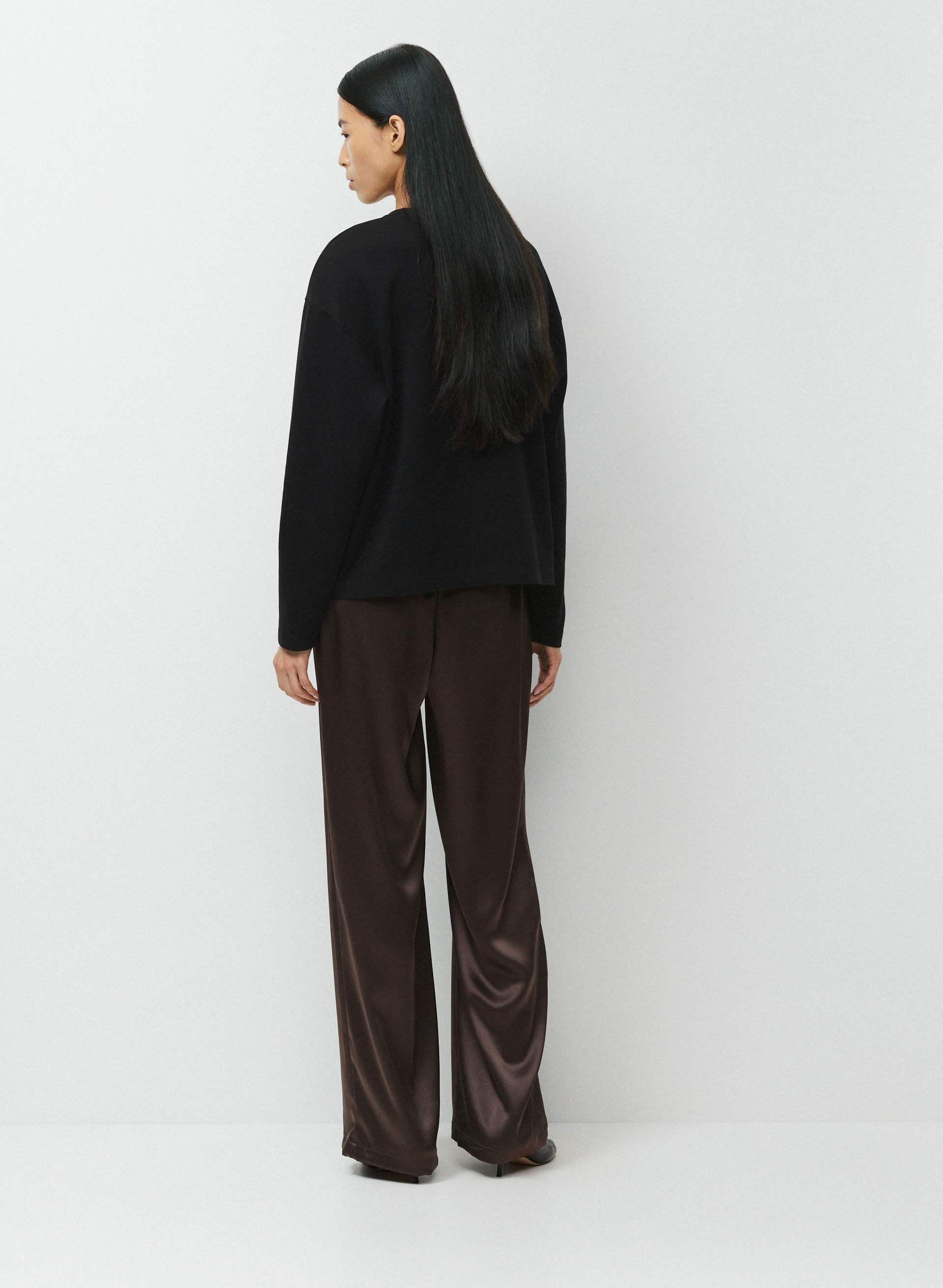 ARCHER SATIN PANT | Aritzia