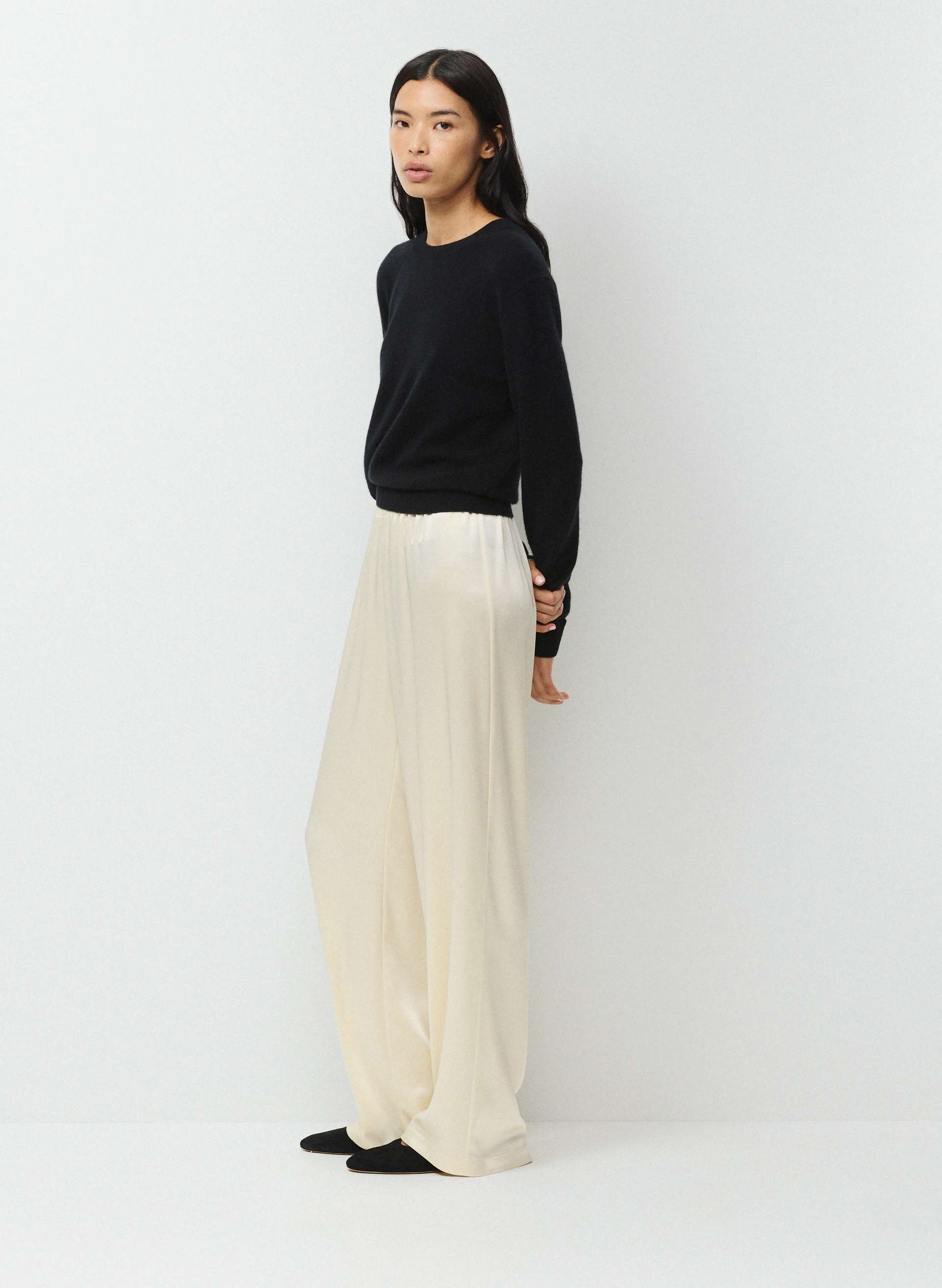 ARCHER SATIN PANT | Aritzia