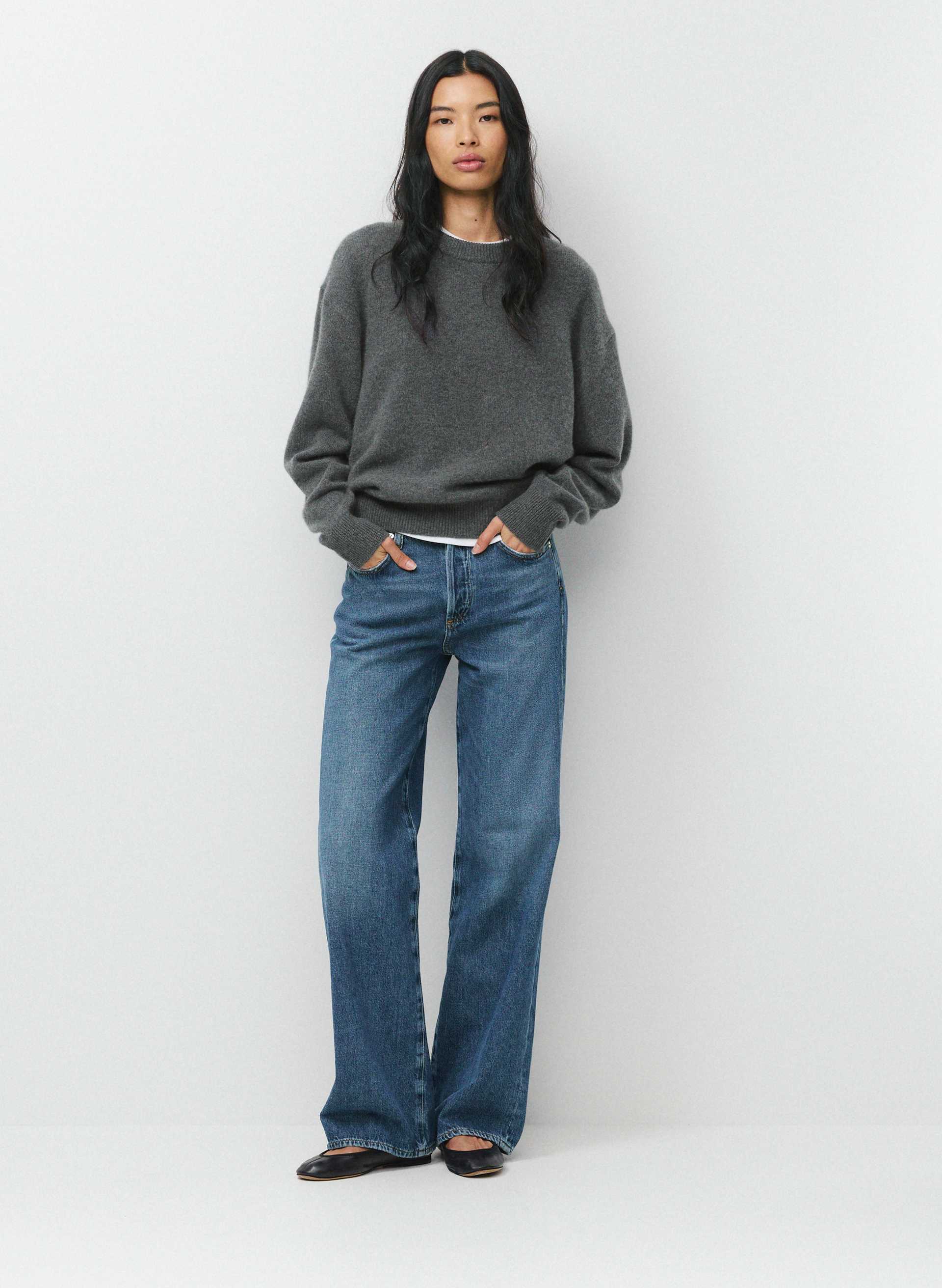 CITIZENS OF HUMANITY JEAN ANNINA - Jean non extensible à taille haute et à jambe large. 