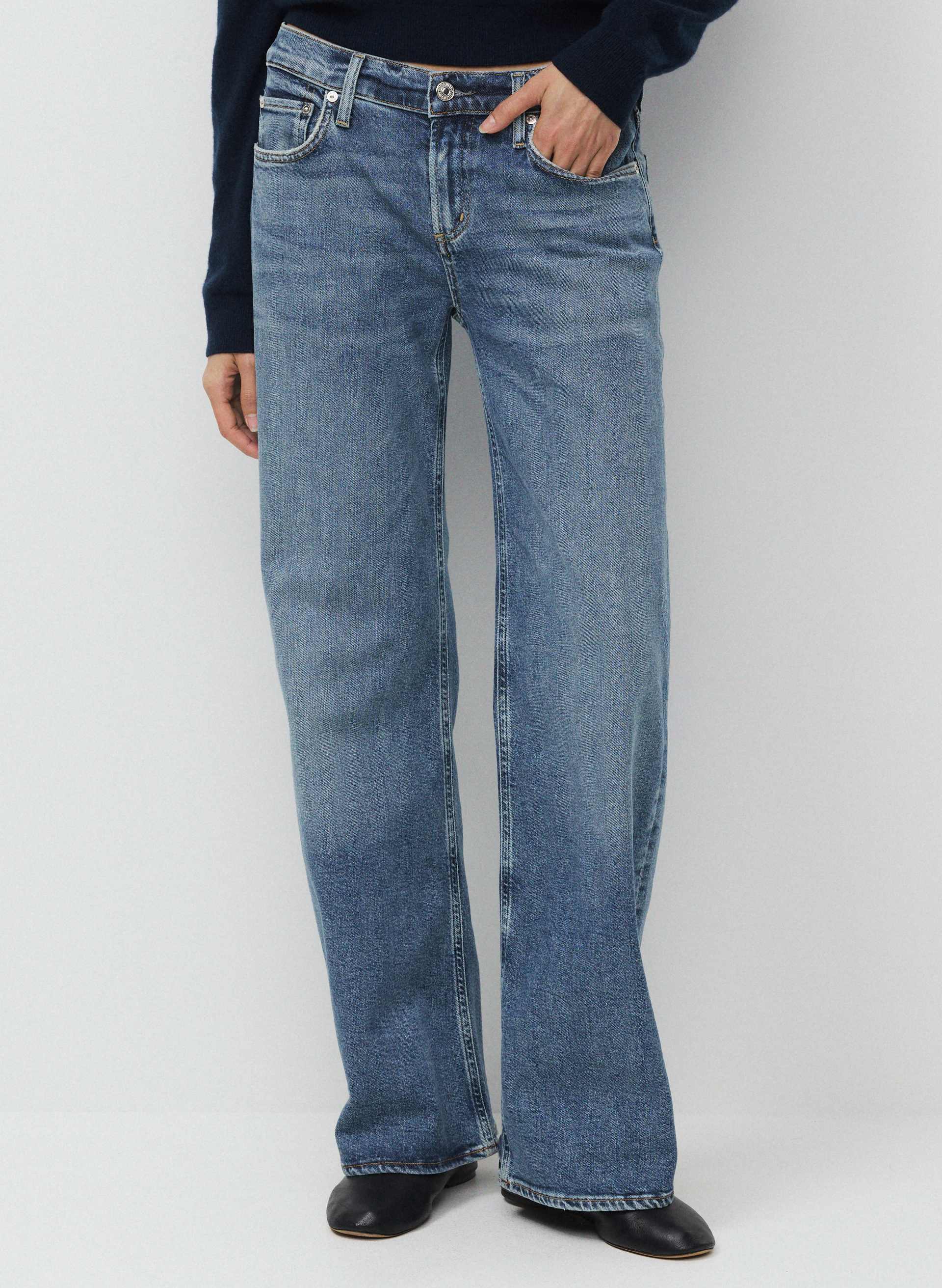 NORA TROUSER LEG JEAN | Aritzia