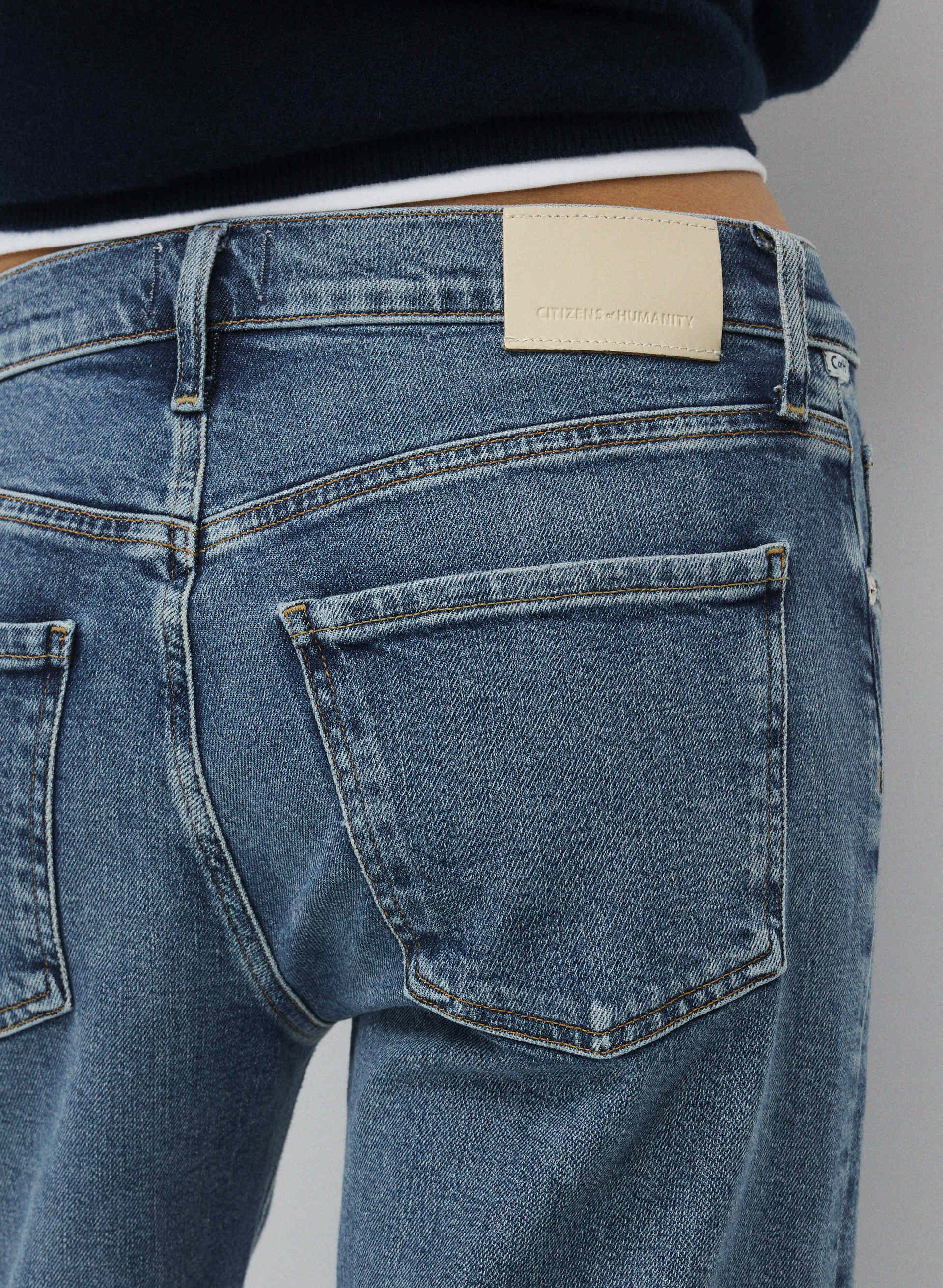 NORA TROUSER LEG JEAN | Aritzia
