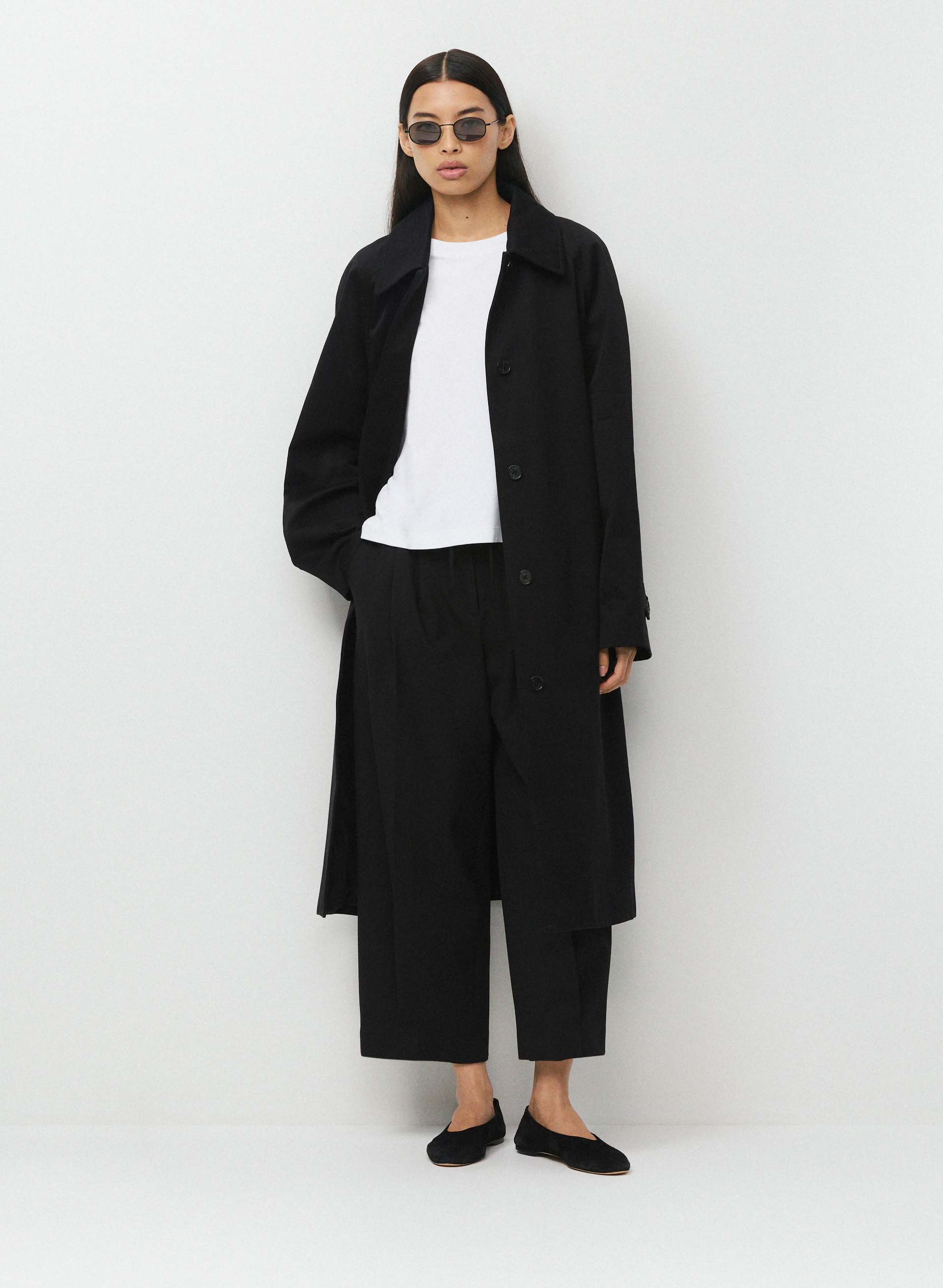 WALKWAY PANT - EVERSENTIAL™ LIGHT - Lightweight, softly structured mid-rise pleated pants. 