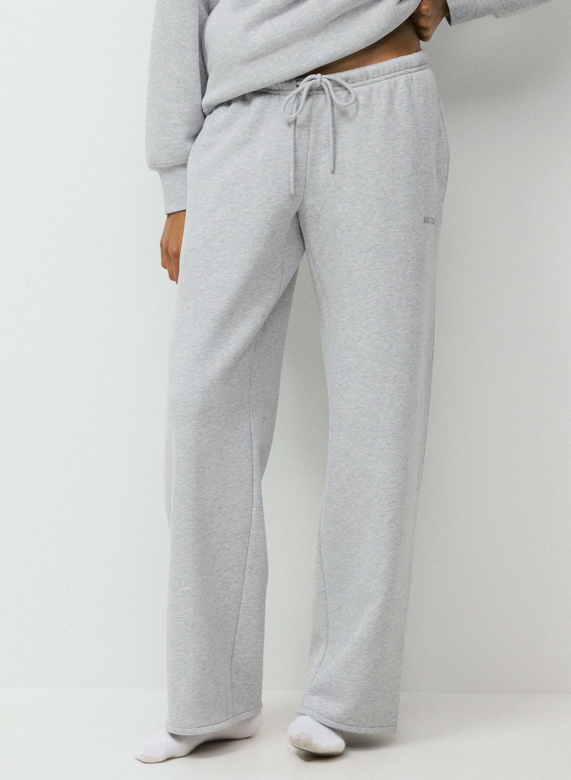 COZY SWEATFLEECE MEGA FLUTTER™ STRAIGHT PANT | Aritzia