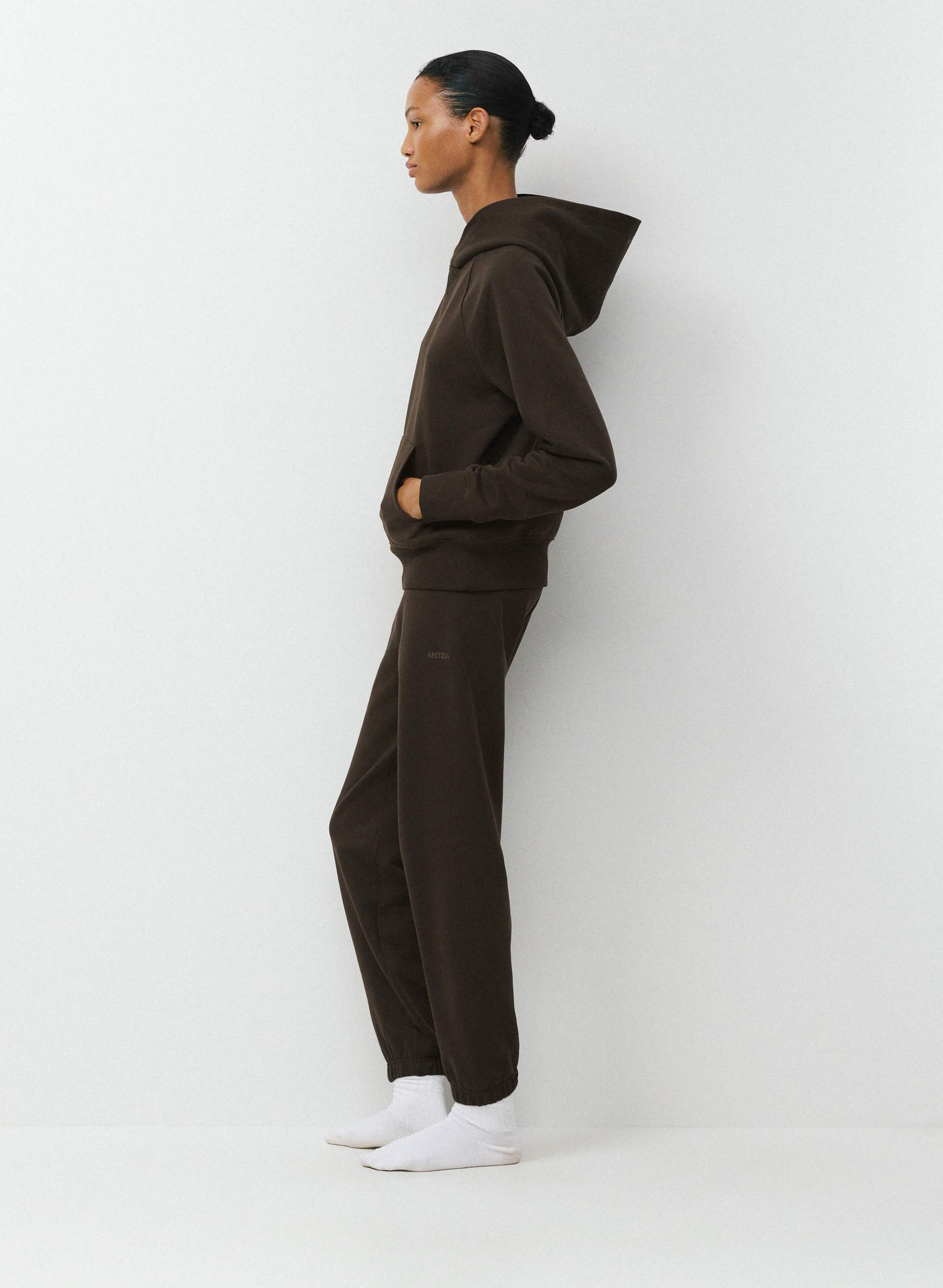 TERRY SWEATFLEECE PERFECT BANDED JOGGER | Aritzia