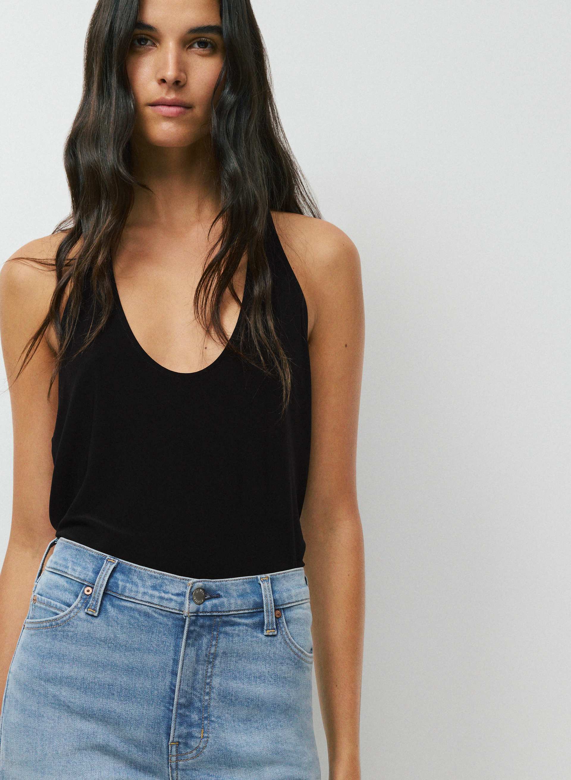 Denim Forum The '90s Snatched Hi-Rise Straight Jean | Aritzia US