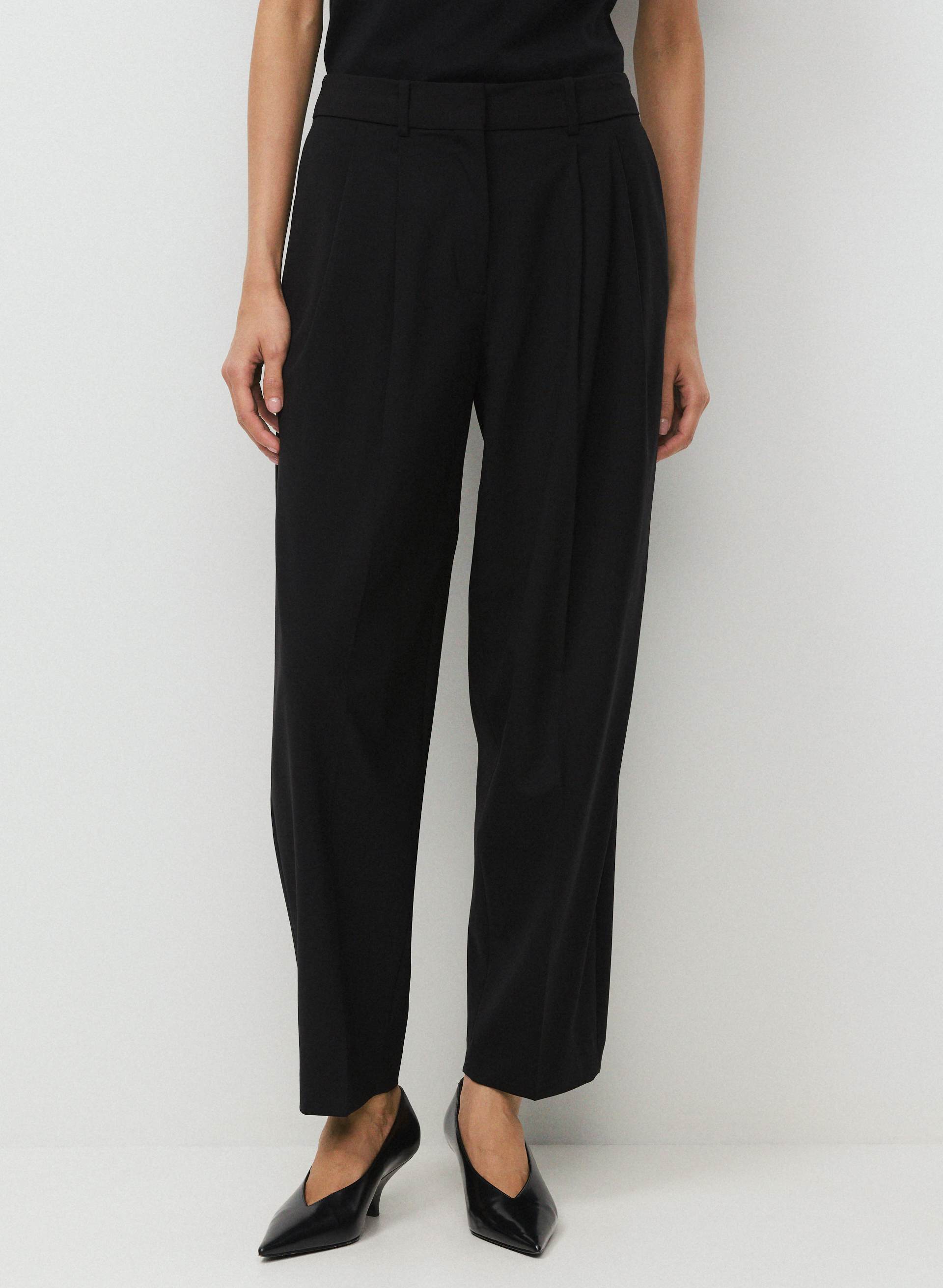 PANTALON MILIEU EN LAINE | Aritzia