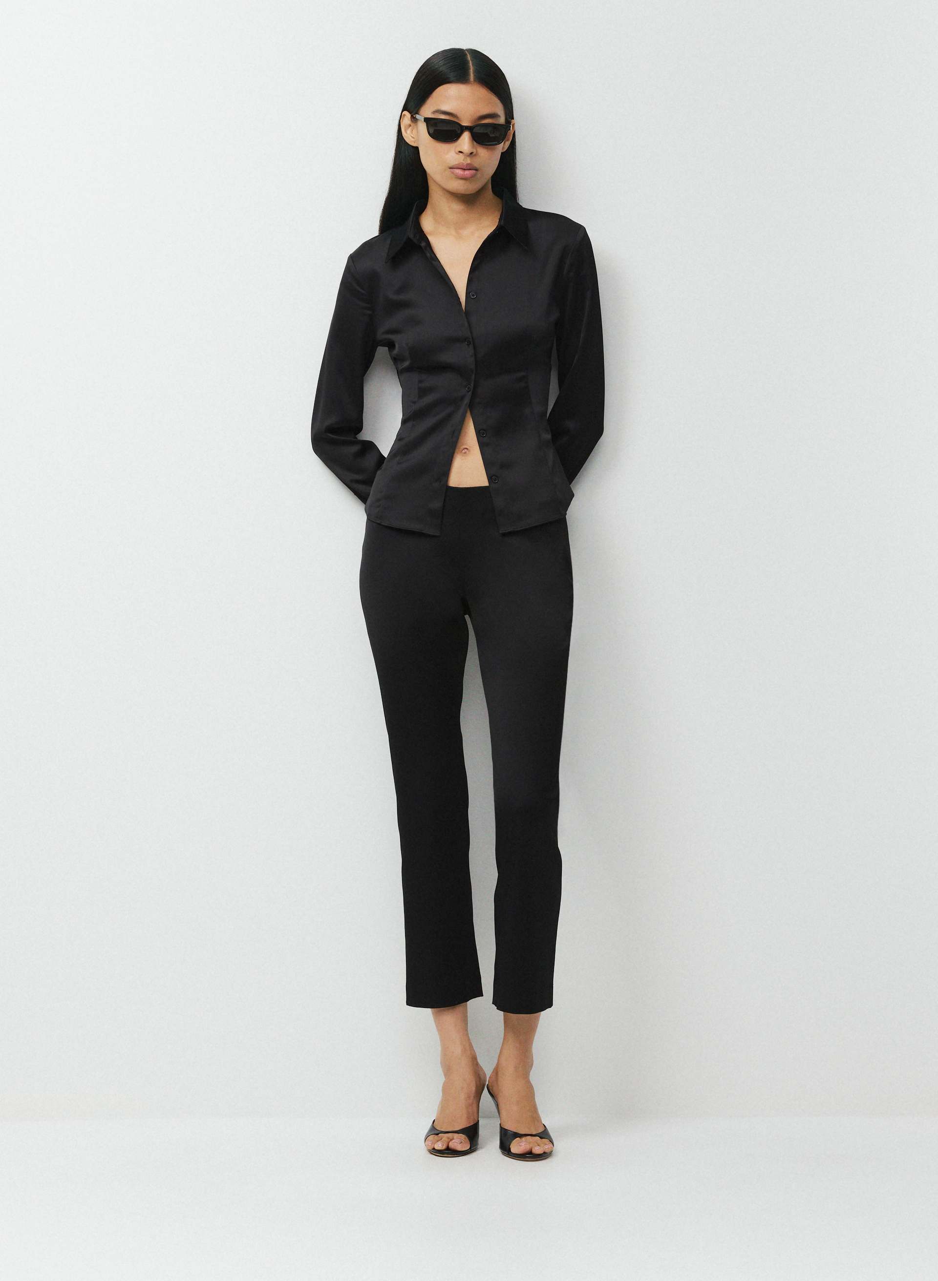 APPLAUSE SATIN PANT | Aritzia