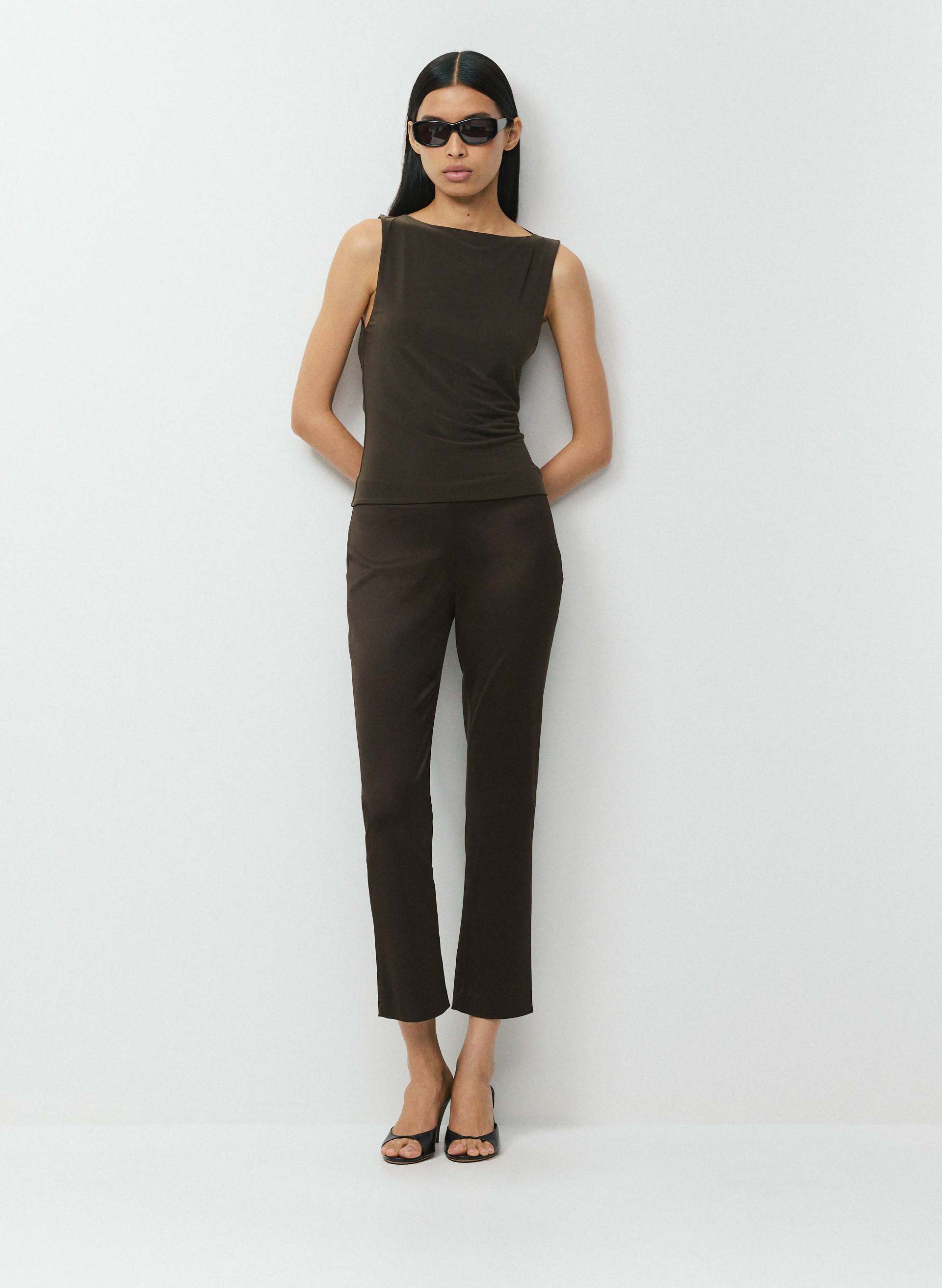 APPLAUSE SATIN PANT | Aritzia