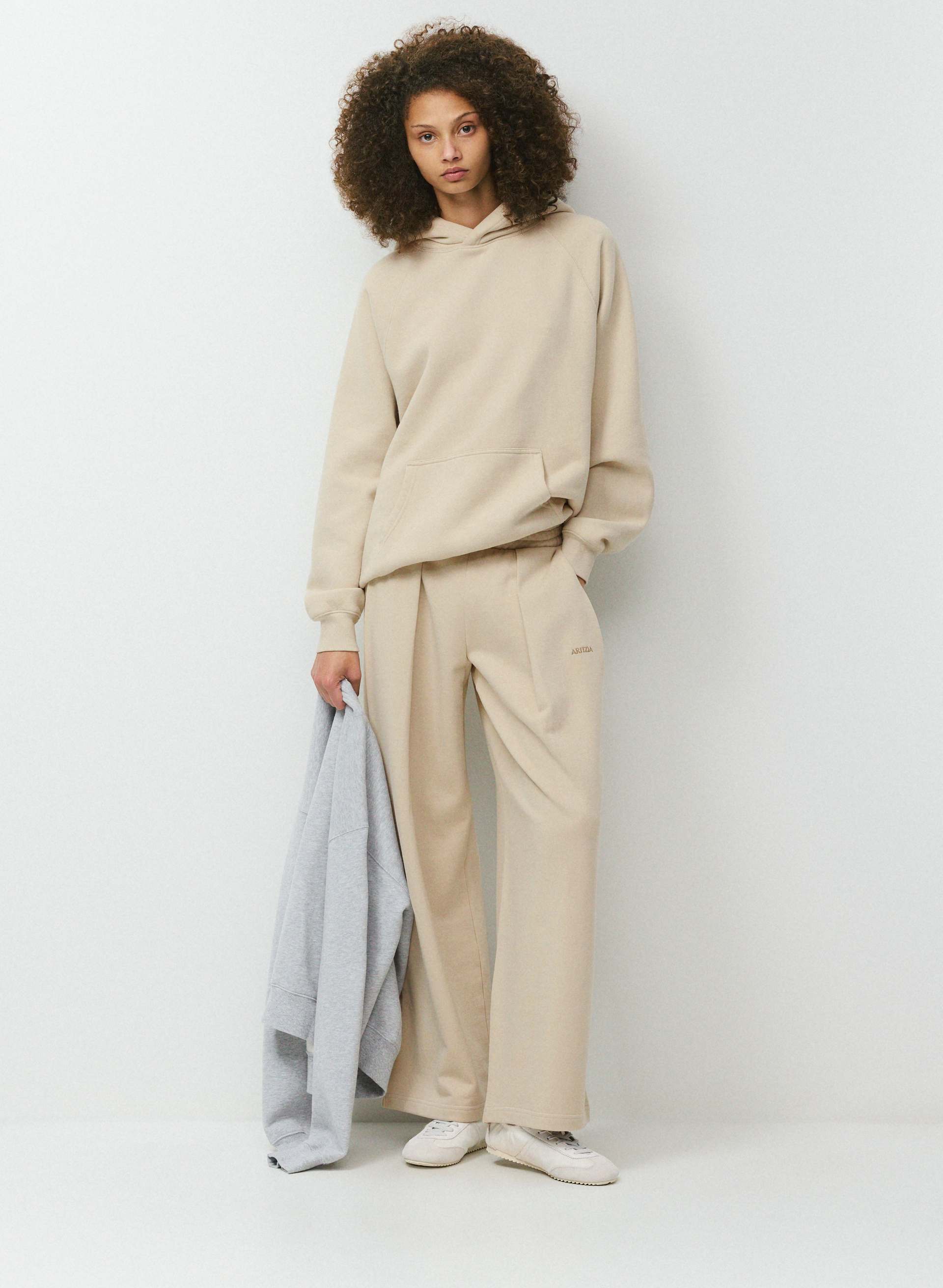 TERRY SWEATFLEECE MEGA PLEATED SWEATPANT | Aritzia