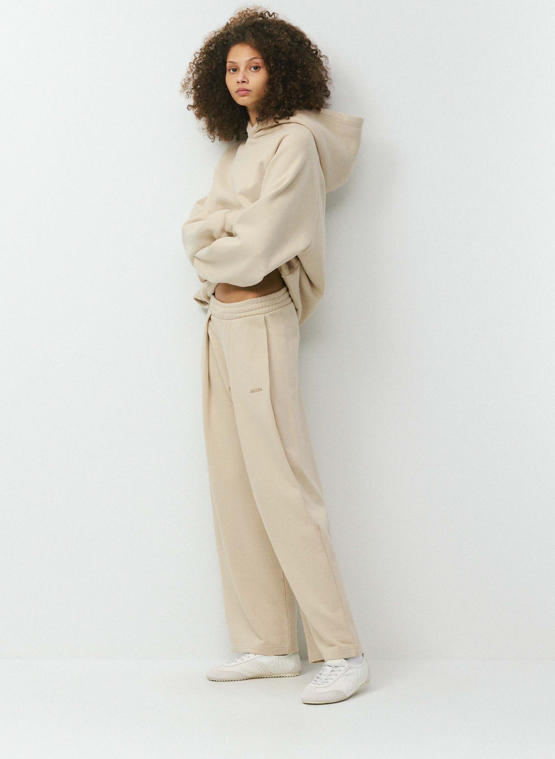 TERRY SWEATFLEECE MEGA PLEATED SWEATPANT | Aritzia