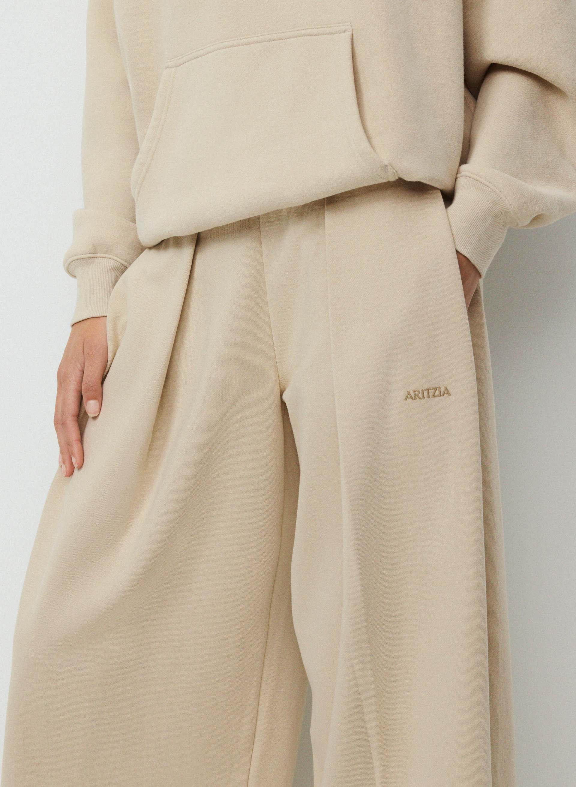 TERRY SWEATFLEECE MEGA PLEATED SWEATPANT | Aritzia