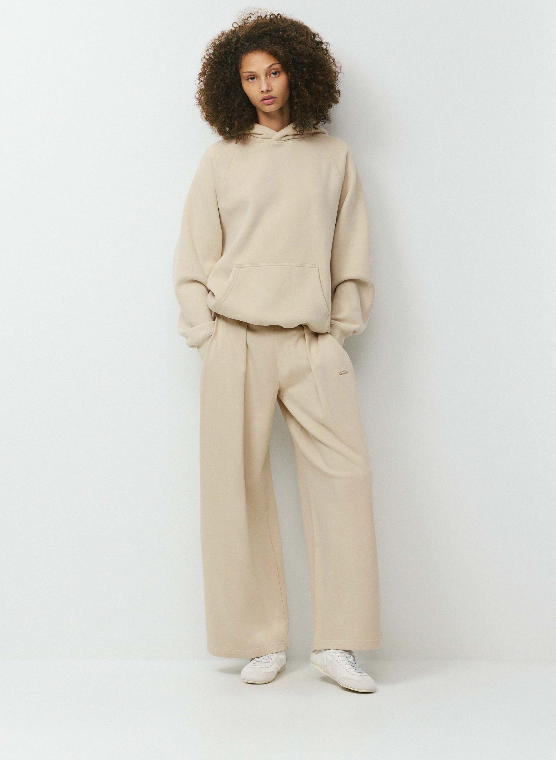 TERRY SWEATFLEECE MEGA PLEATED SWEATPANT | Aritzia
