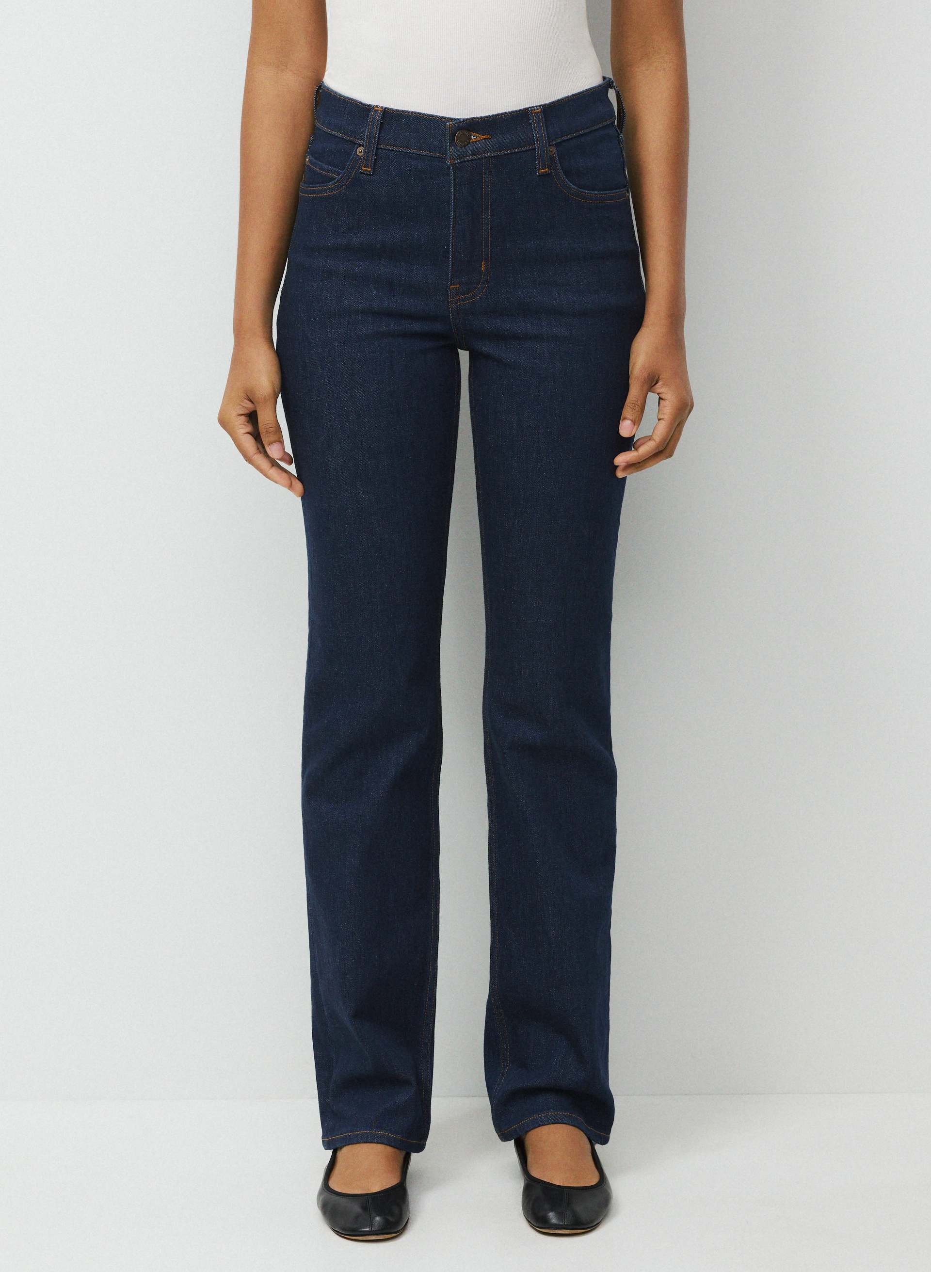 DENIM FORUM THE ‘90S SNATCHED HI-RISE STRAIGHT JEAN - Comfort-stretch high-rise, straight-leg jeans made with regenerative cotton. 