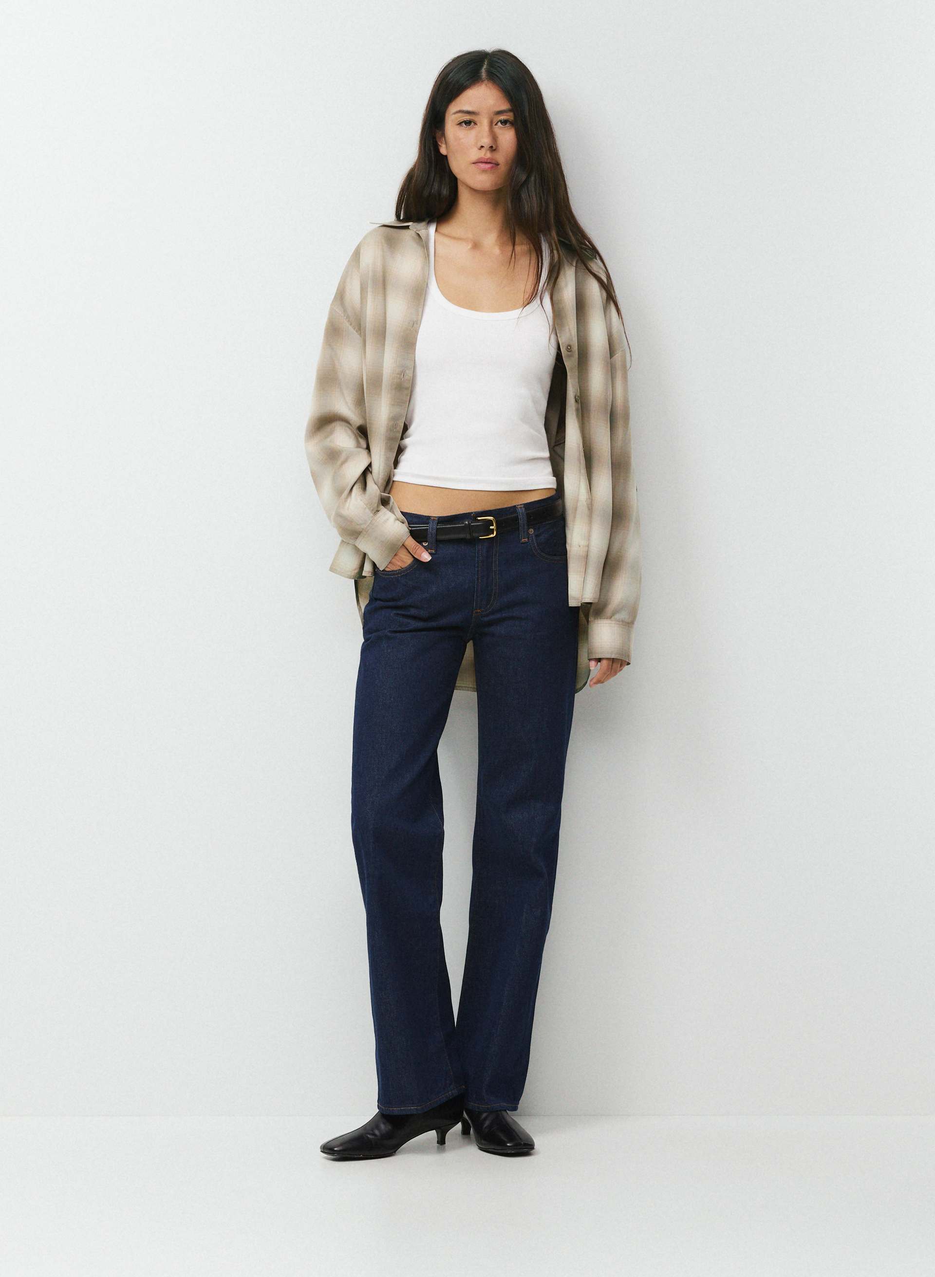 THE FARRAH LO-RISE WIDE JEAN | Aritzia