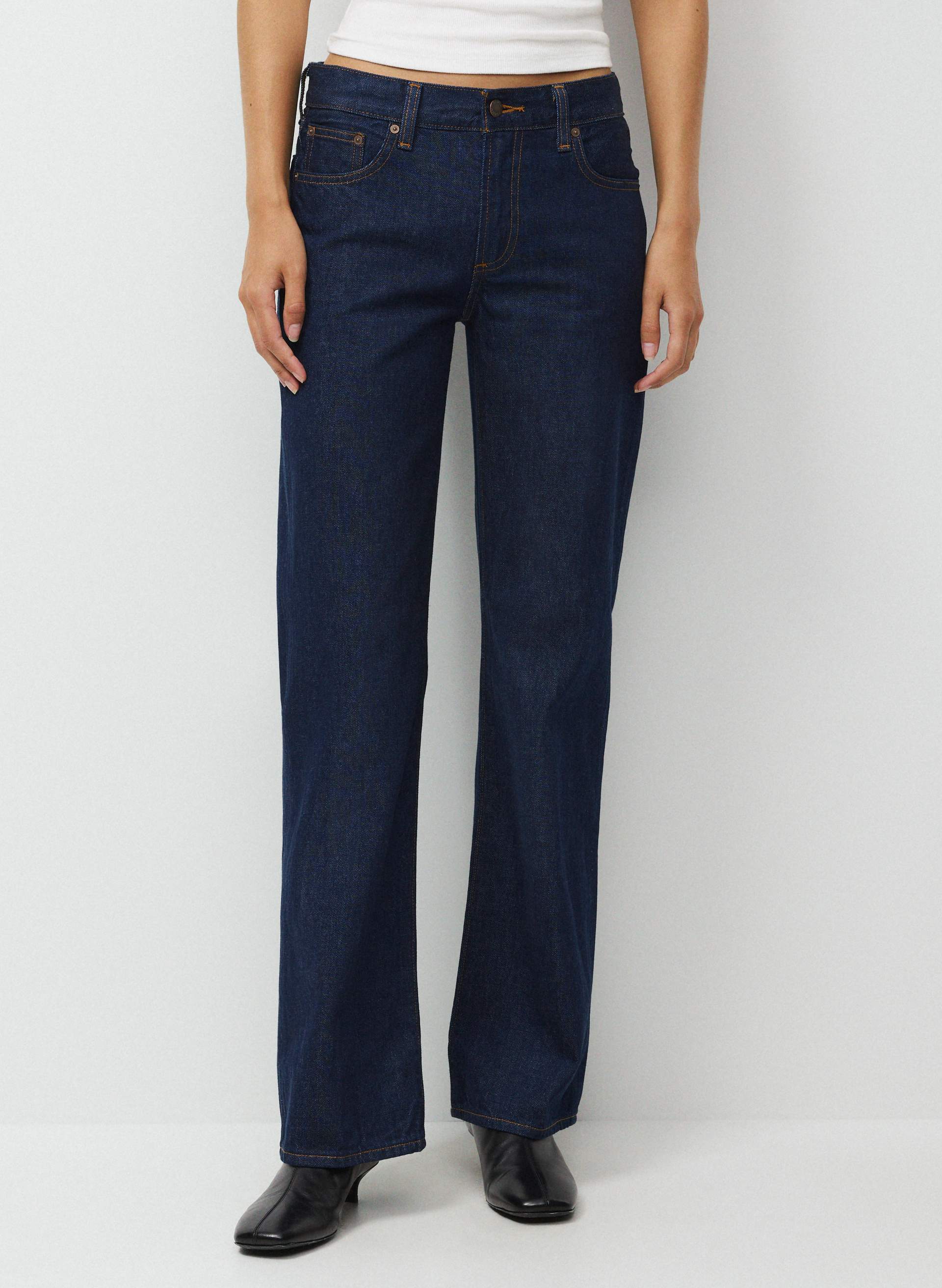 THE FARRAH LO-RISE WIDE JEAN | Aritzia