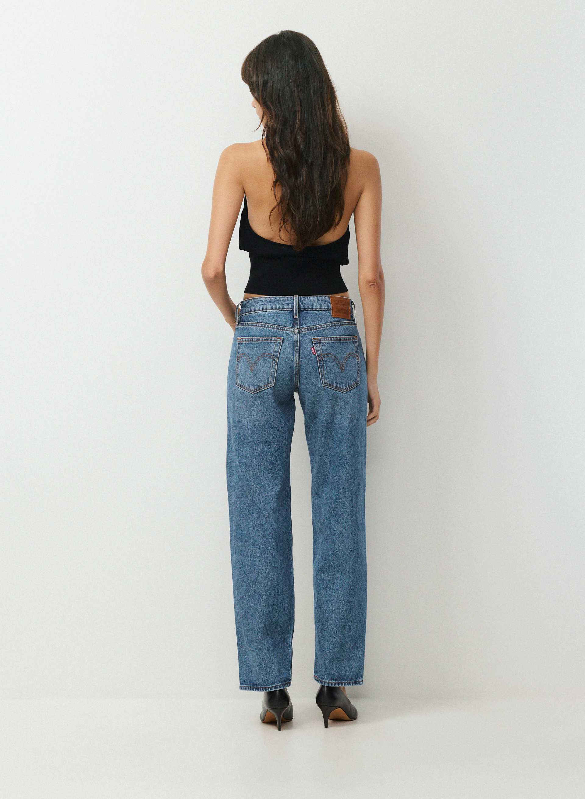 JEAN DROIT À TAILLE BASSE | Aritzia