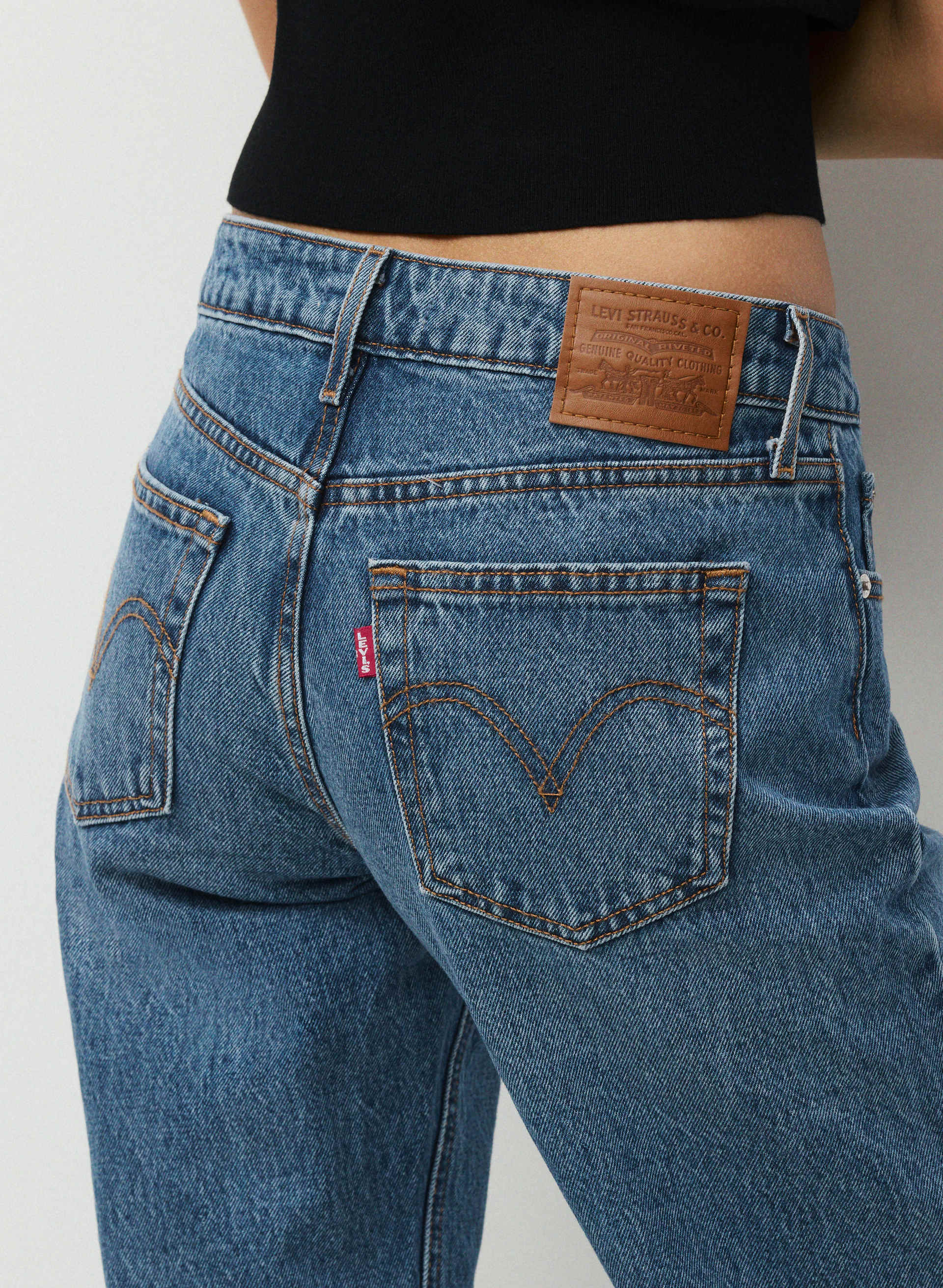 JEAN DROIT À TAILLE BASSE | Aritzia
