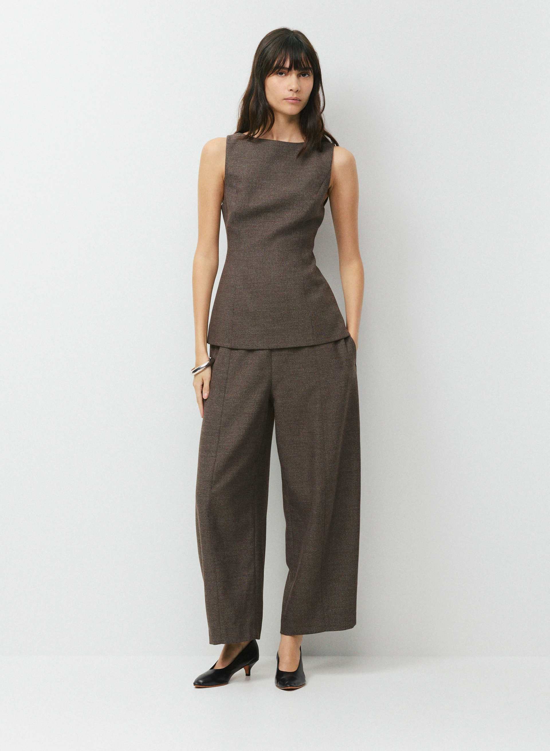 SOMERSET PANT - Mid-rise, barrel-leg pants. 