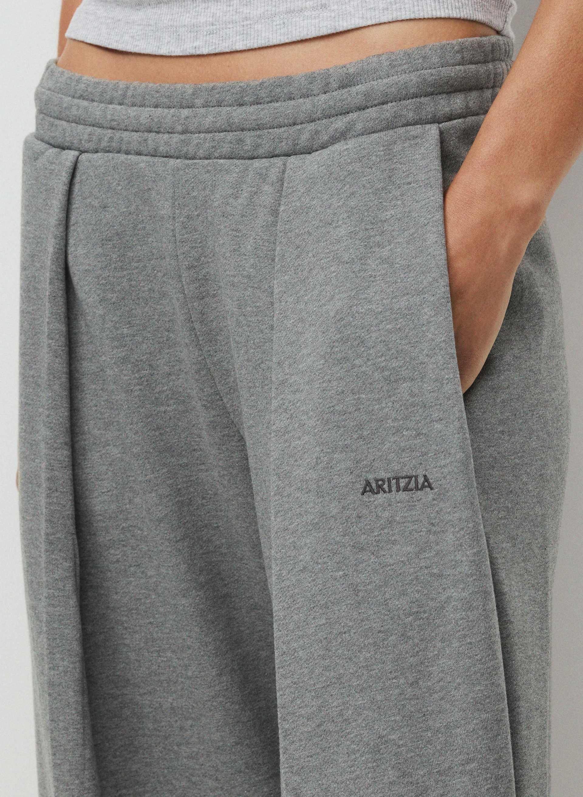Terry Sweatfleece Mega Pleated Sweatpant | Aritzia US