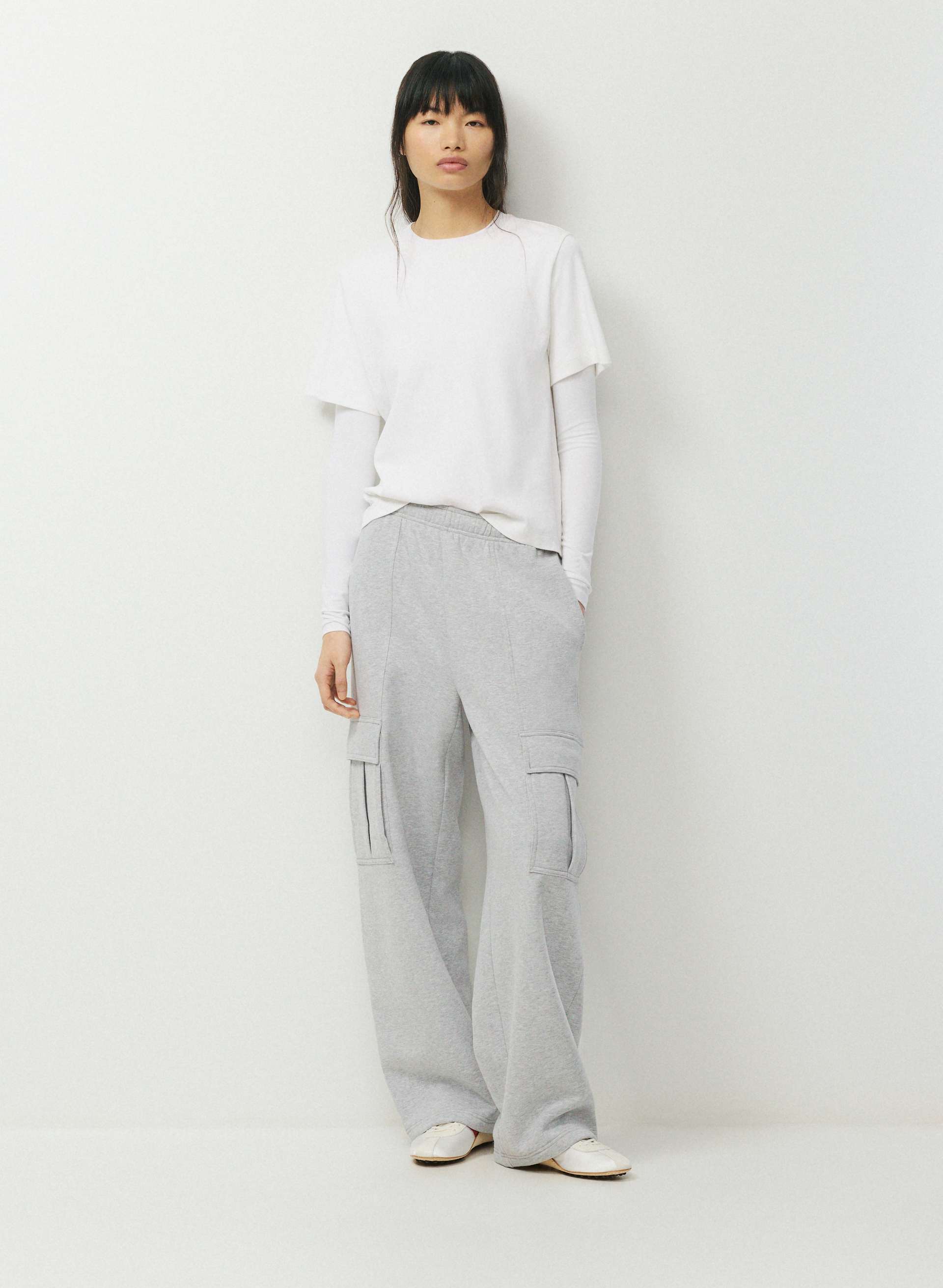 COZY SWEATFLEECE MEGA CARGO BARREL SWEATPANT | Aritzia