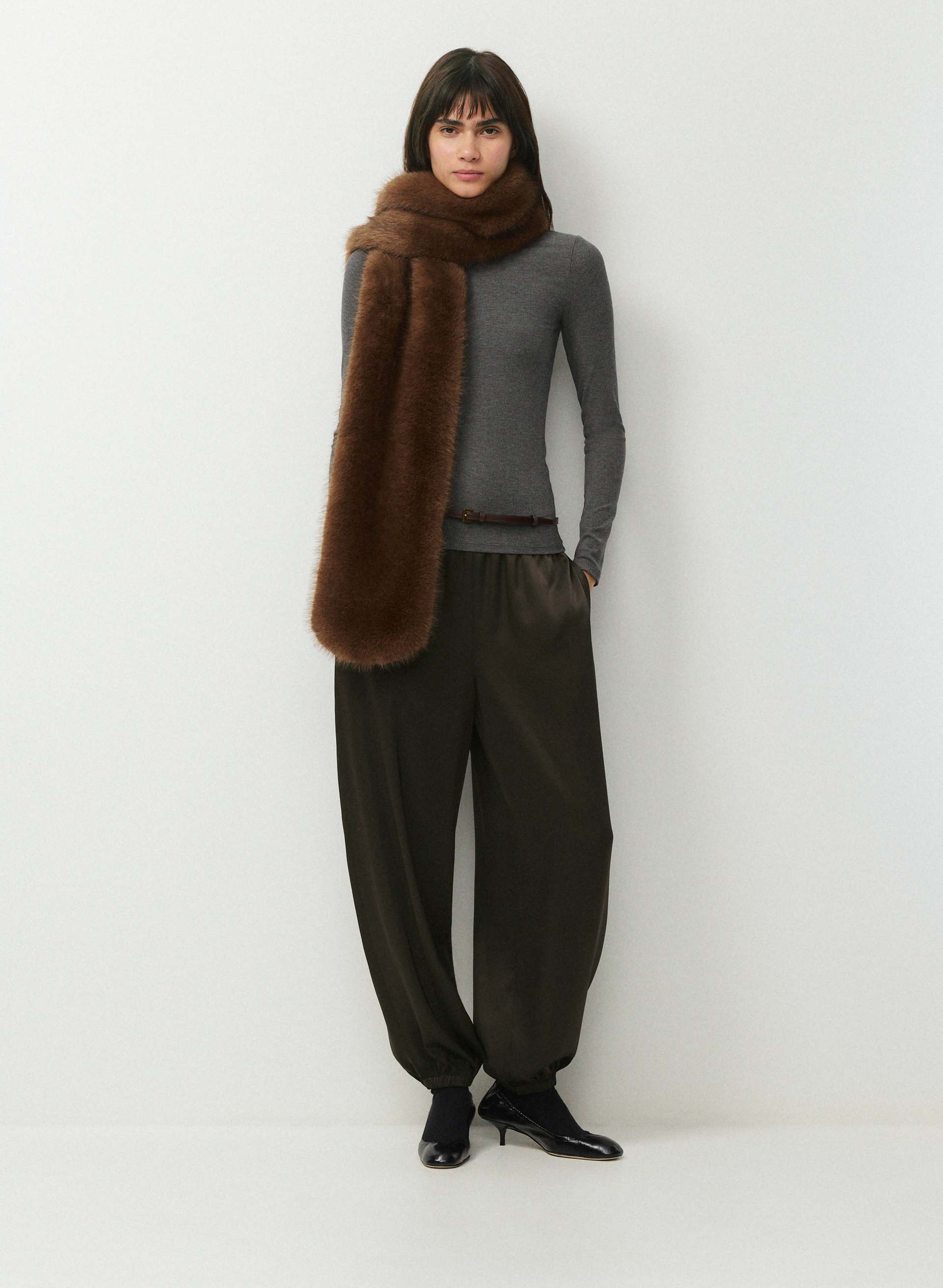 SURROUND SATIN JOGGER | Aritzia