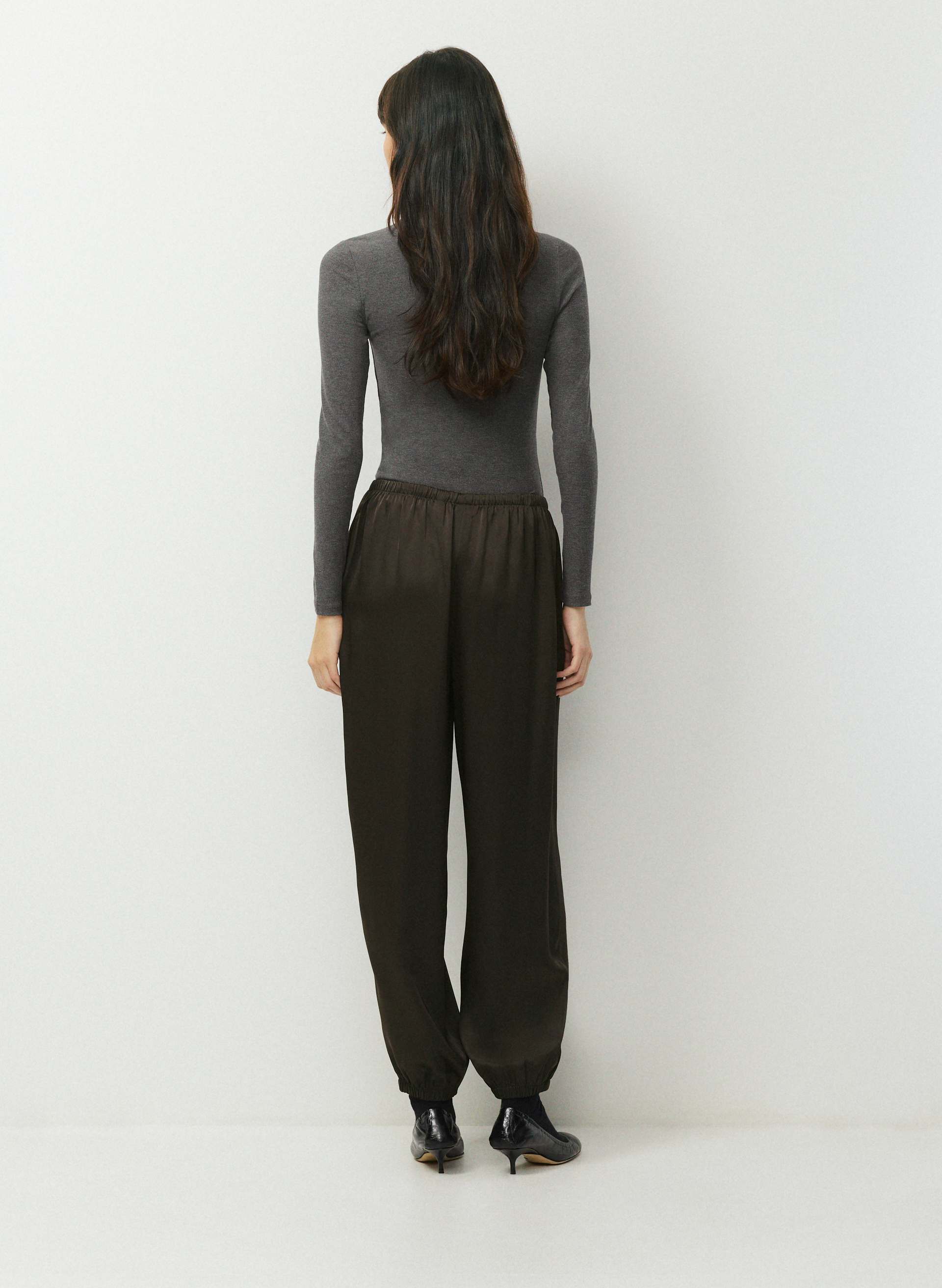 SURROUND SATIN JOGGER | Aritzia