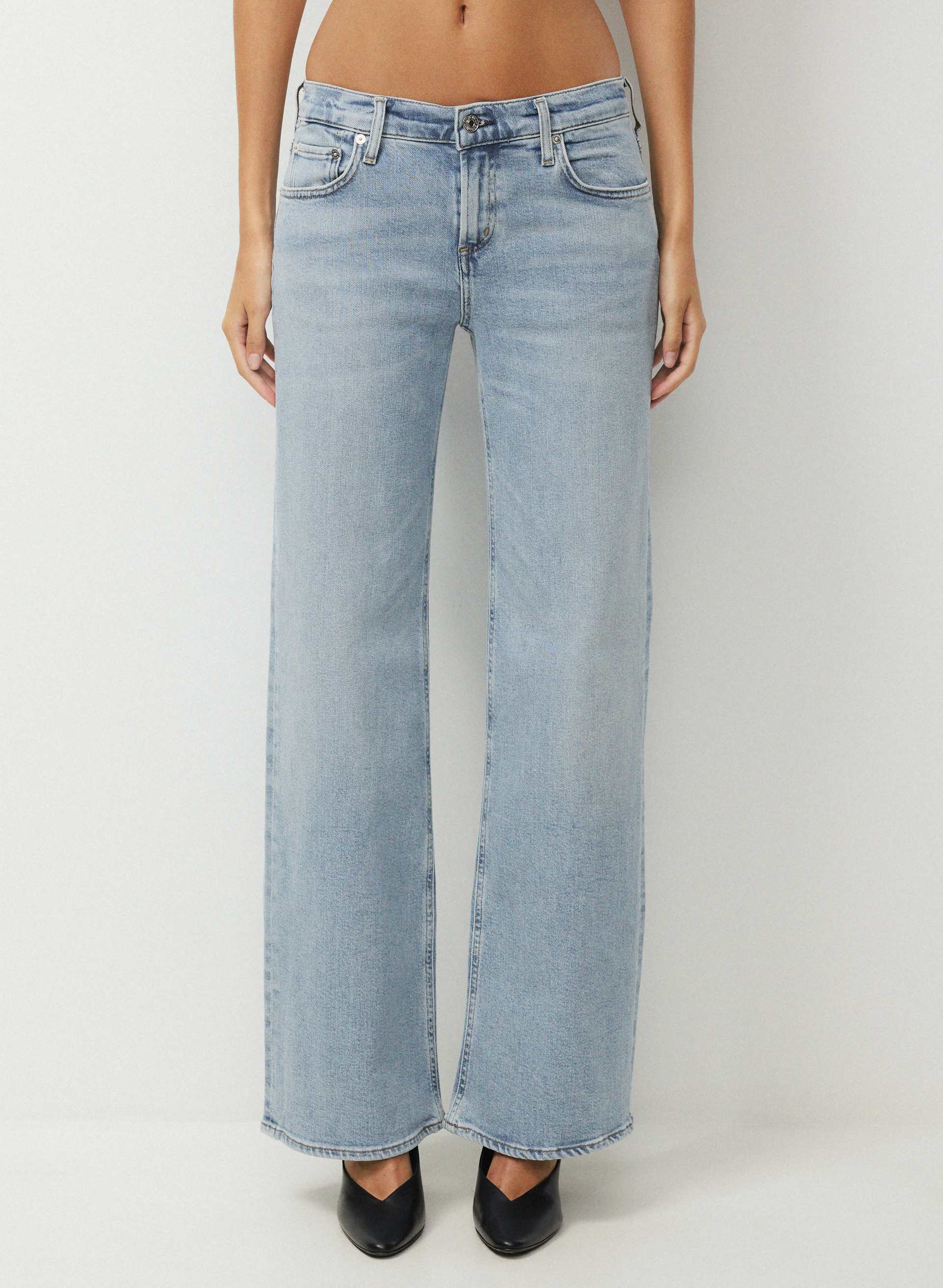 JEAN NORA À JAMBE DE STYLE PANTALON HABILLÉ | Aritzia