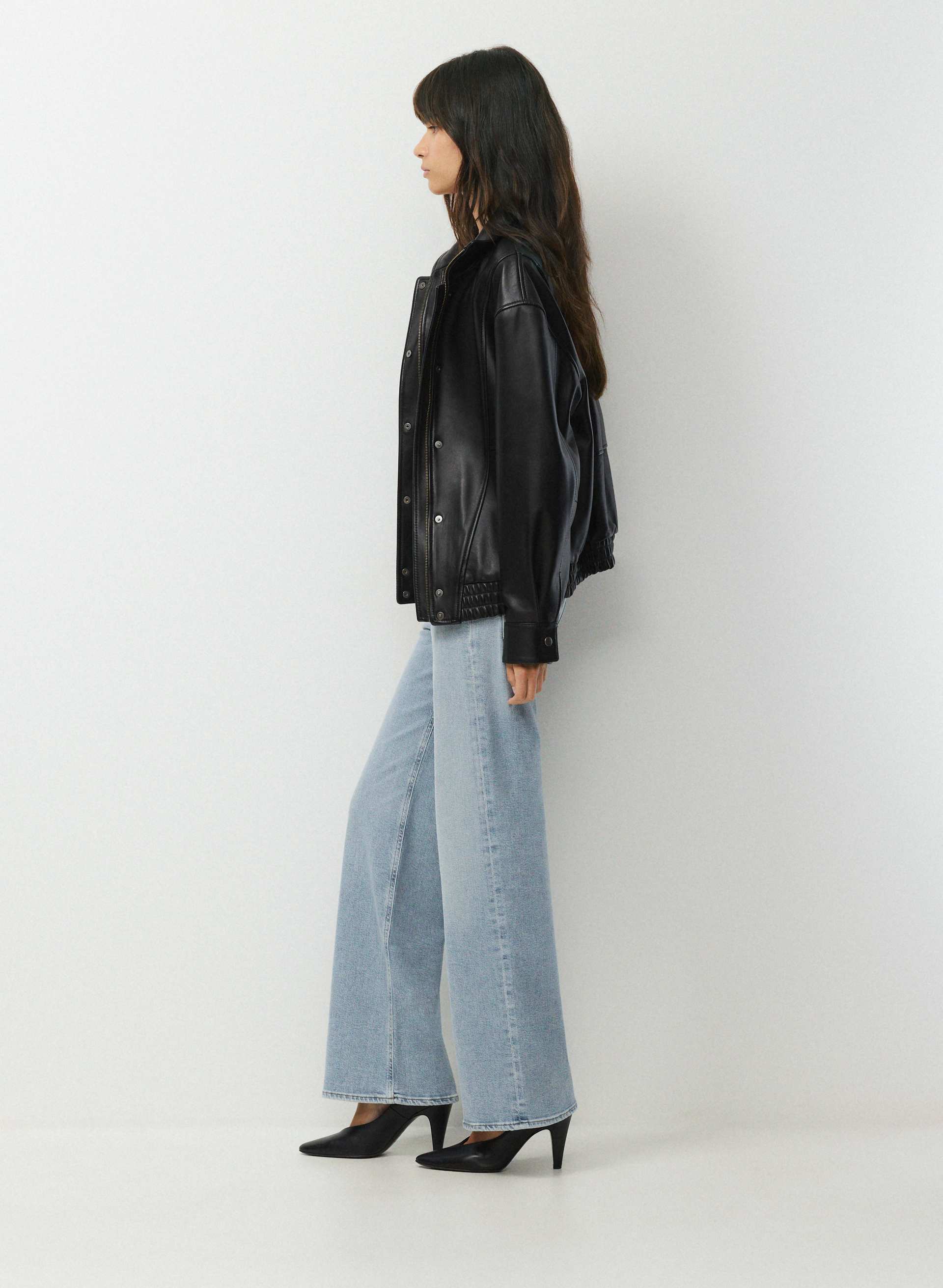 JEAN NORA À JAMBE DE STYLE PANTALON HABILLÉ | Aritzia
