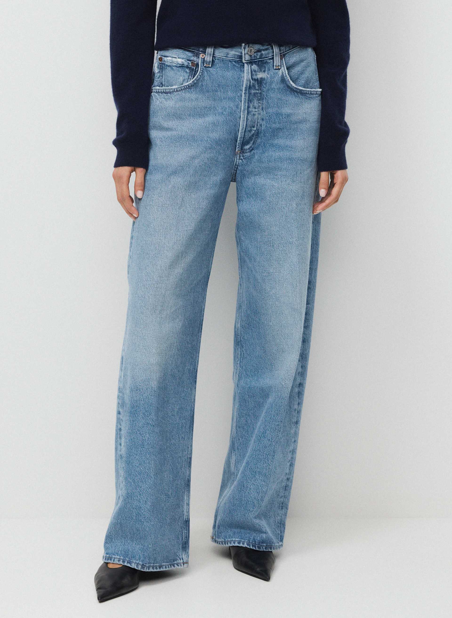 AYLA BAGGY CUFFED JEAN | Aritzia